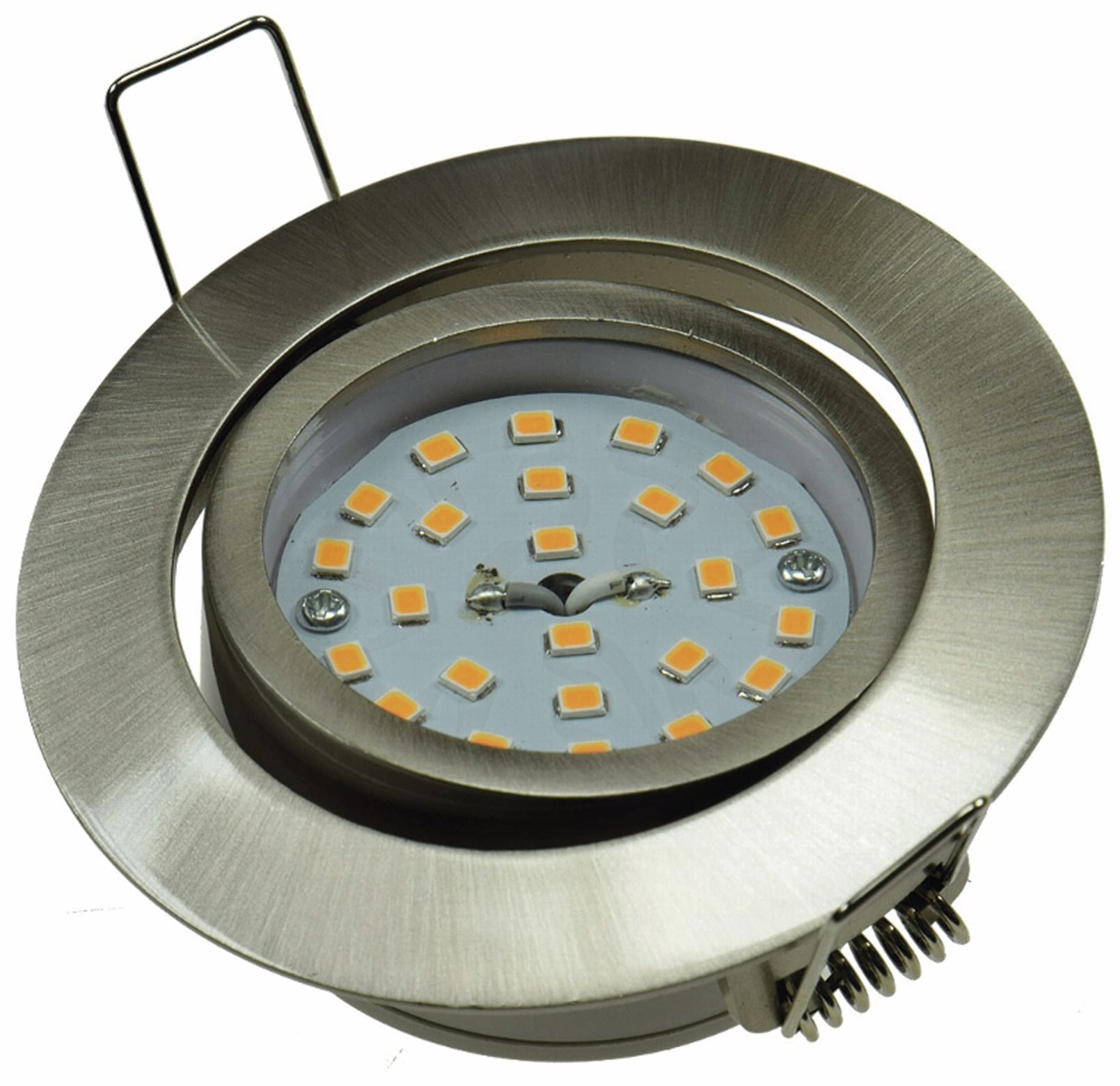 CHILITEC LED-Einbauleuchte "Flat-32" EEK F, 5 W, 590 lm, 4000 K, Edelstahl CHILITEC LED-Einbauleuchte "Flat-32" EEK F, 5 W, 490 lm, 4000 K, Edelstahl