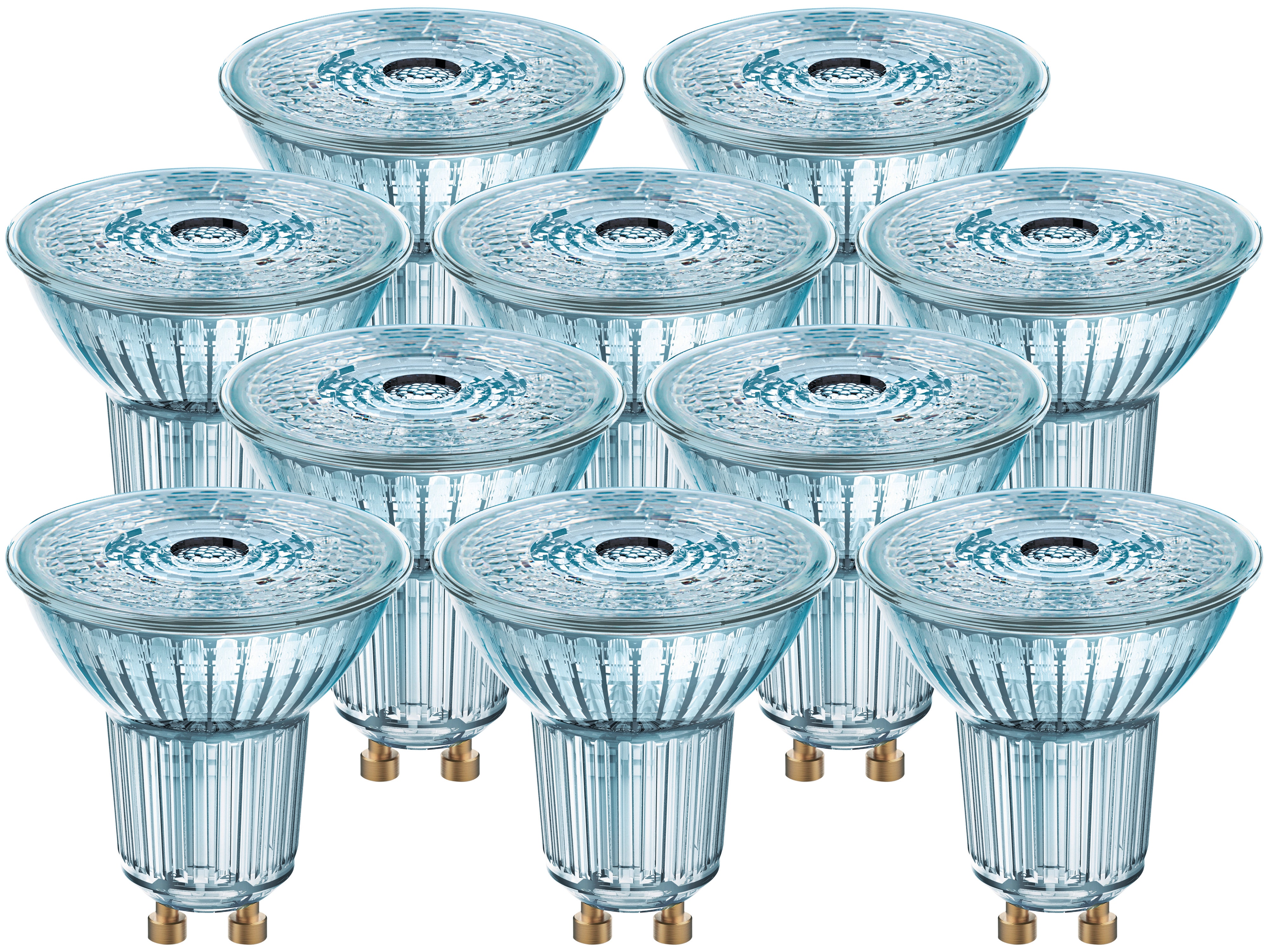 OSRAM LED-Lampe BASE CLASSIC, PAR51, GU10, EEK: F, 4,3 W, 350 lm, 2700 K, 10 Stück