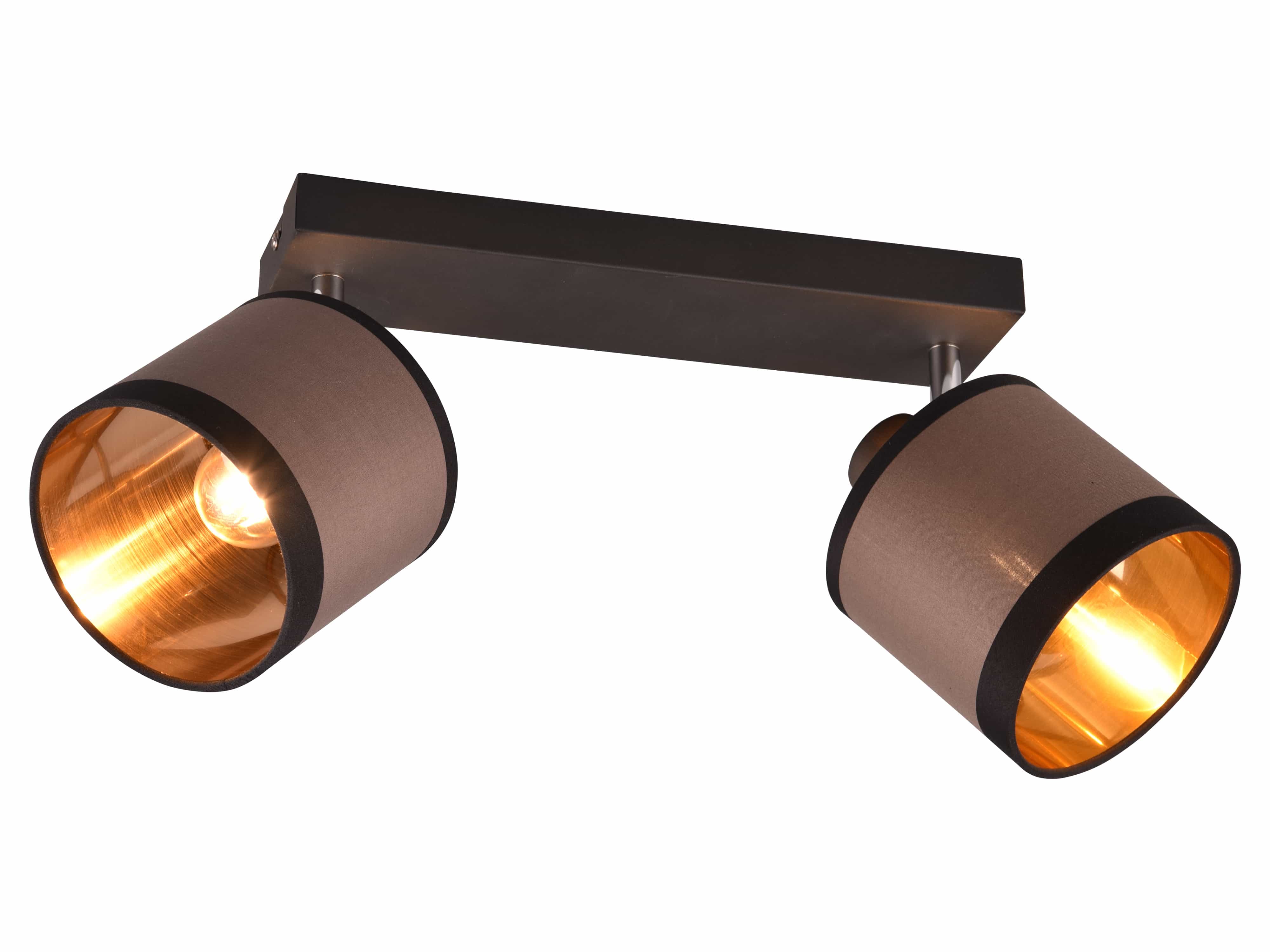REALITY Deckenleuchte Davos R81552041 schwarz, 2 x E14, max. 10 W REALITY Deckenleuchte Davos R81552041 schwarz, 2 x E14, max. 10 W