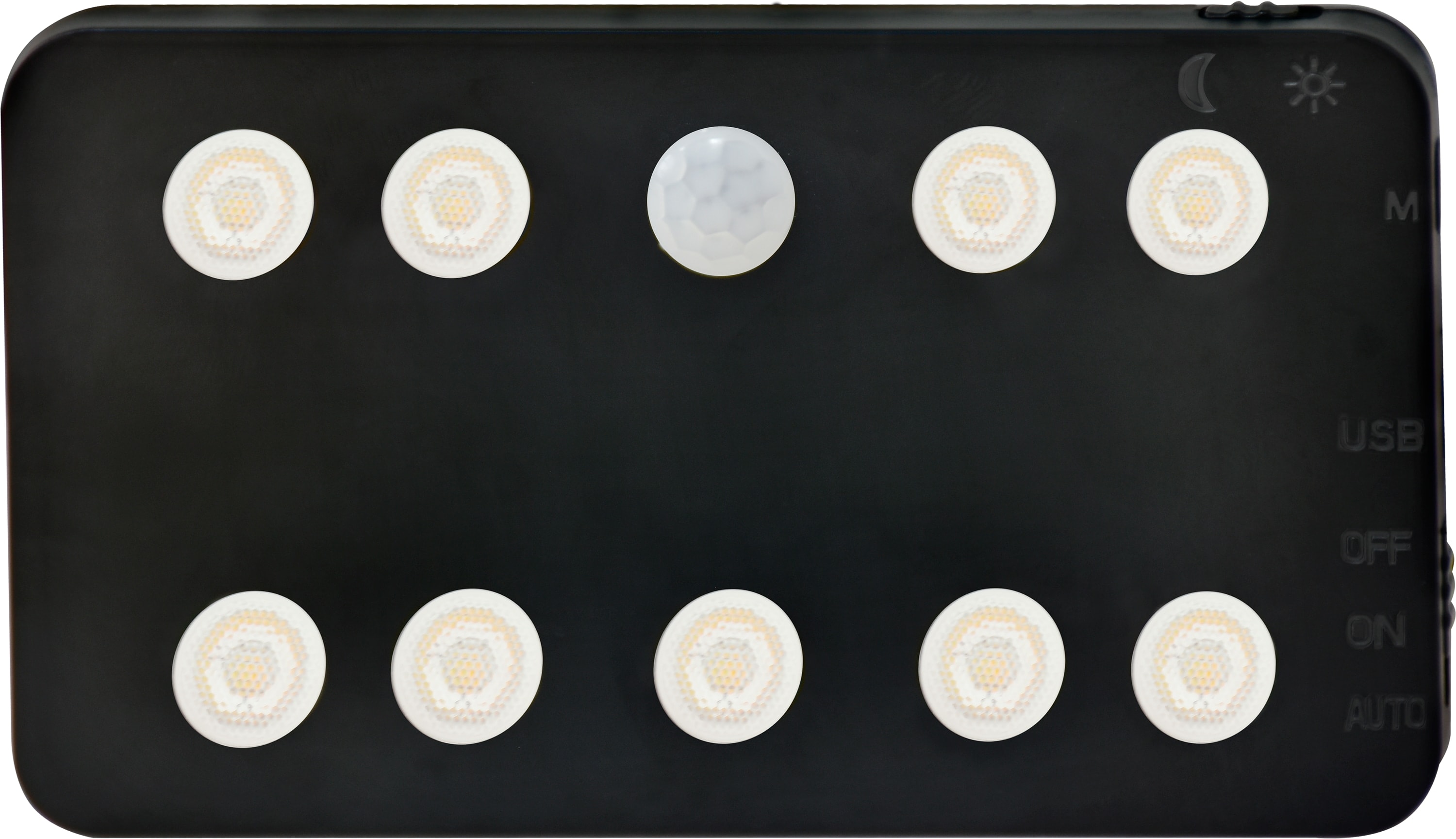 REV LED-Akku-Wandleuchte, Bewegungsmelder, 1,5W, CCT, 110lm, warmweiß, neutralweiß, kaltweiß, IP20, schwarz REV LED-Akku-Wandleuchte, Bewegungsmelder, 1,5W, CCT, 110lm, warmweiß, neutralweiß, kaltweiß, IP20, schwarz