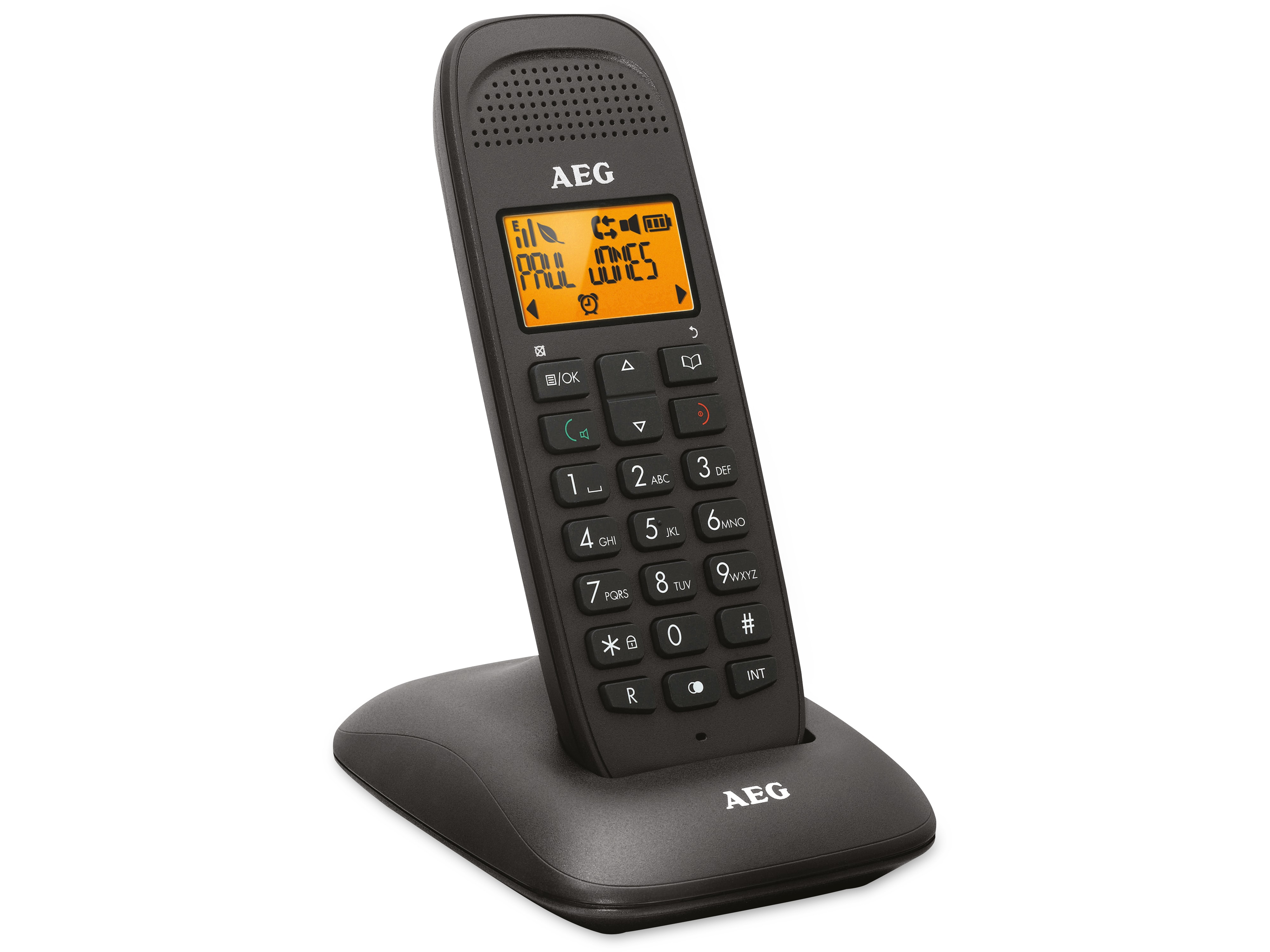 DECT-Telefon AEG D81, schwarz