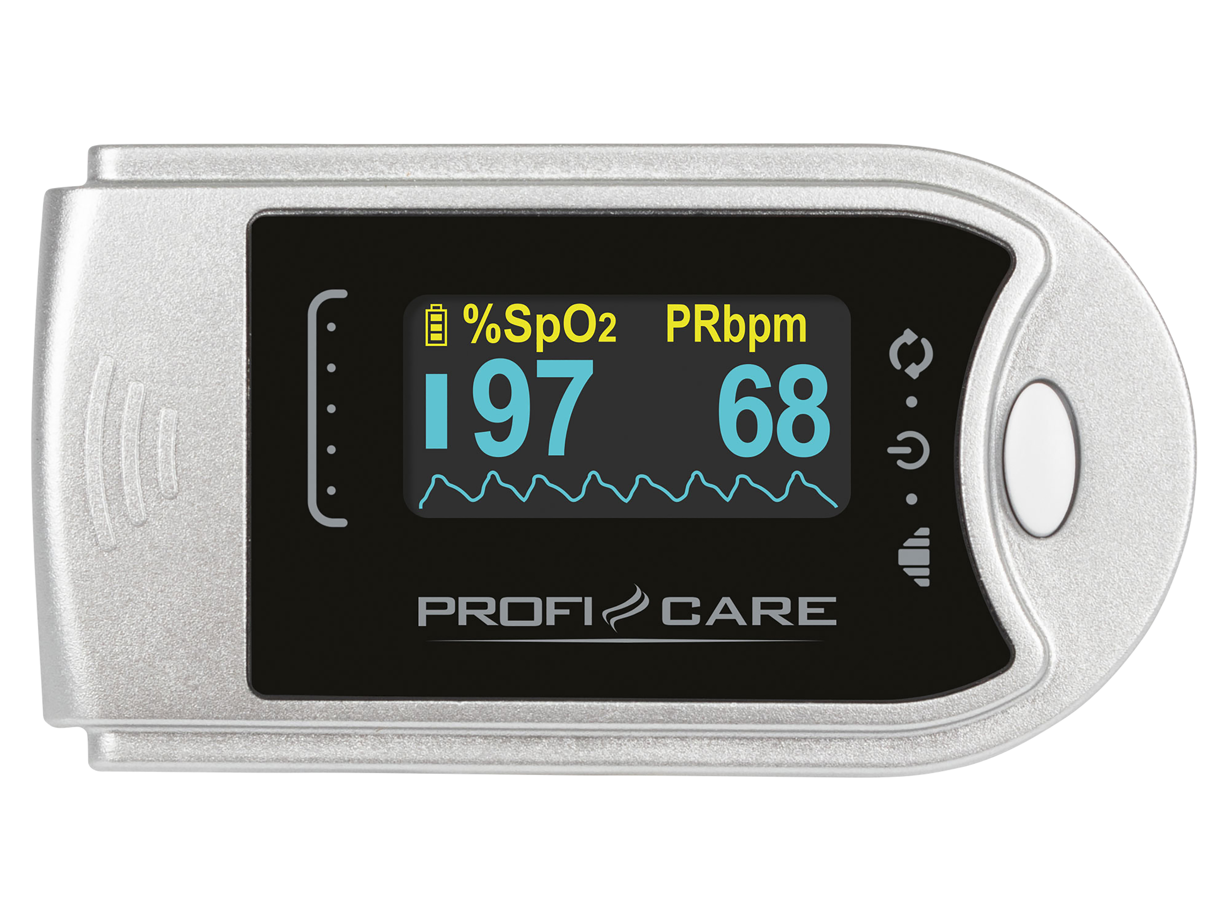 PROFICARE Pulsoximeter PC-PO 3104, 3 in 1, Blutsauerstoff-Messgerät
