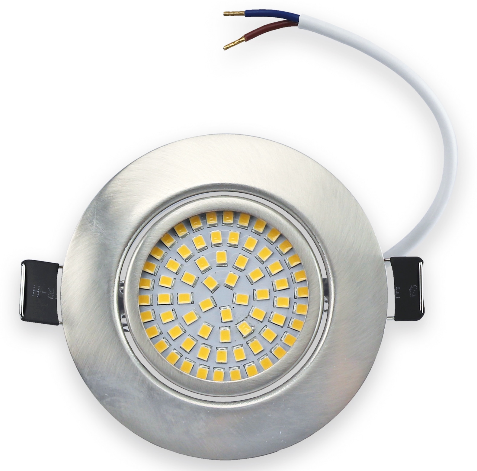 DAYLITE LED-Einbauleuchte EL-WW, EEK: G, 4 W, 280 lm, 3000 K, Nickel satiniert