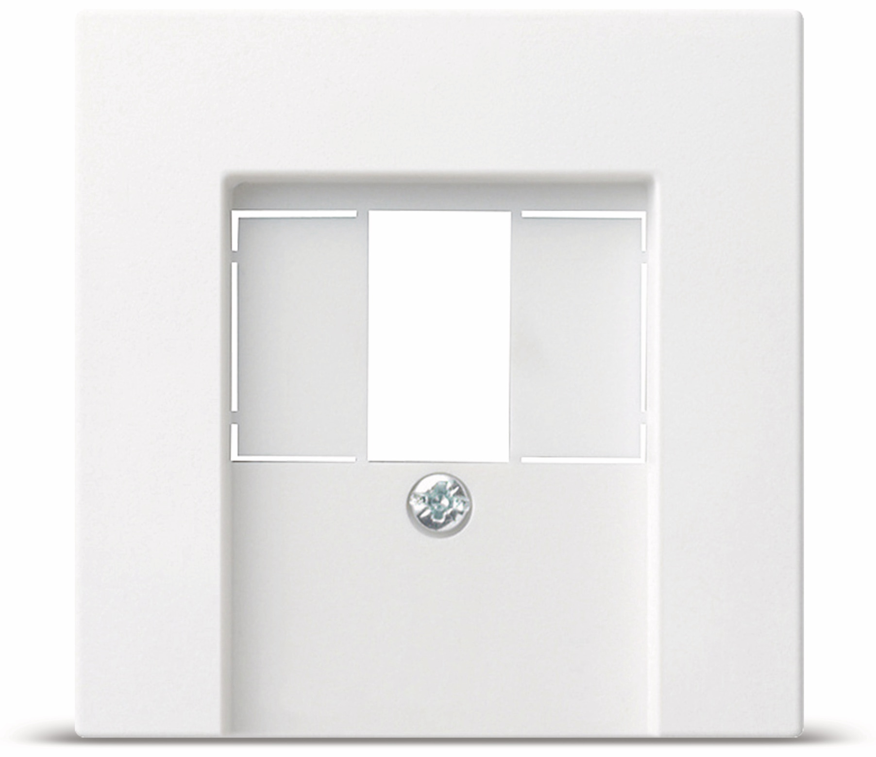 GIRA TAE+Stereo+USB Abdeckung System 55, 027603, reinweiß, glänzend