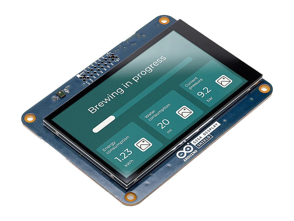 ARDUINO GIGA Display Shield ASX00039 Touchscreen Monitor, 10,1 cm (3,97")