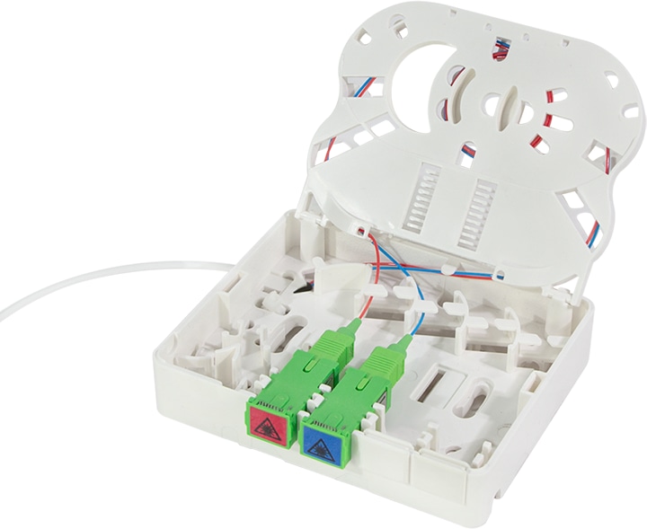 LOGILINK FTTH-Anschlussbox FB2SC40, 2x SC/APC, mit 40 m Verlegekabel LOGILINK FTTH-Anschlussbox FB2SC40, 2x SC/APC, mit 40 m Verlegekabel