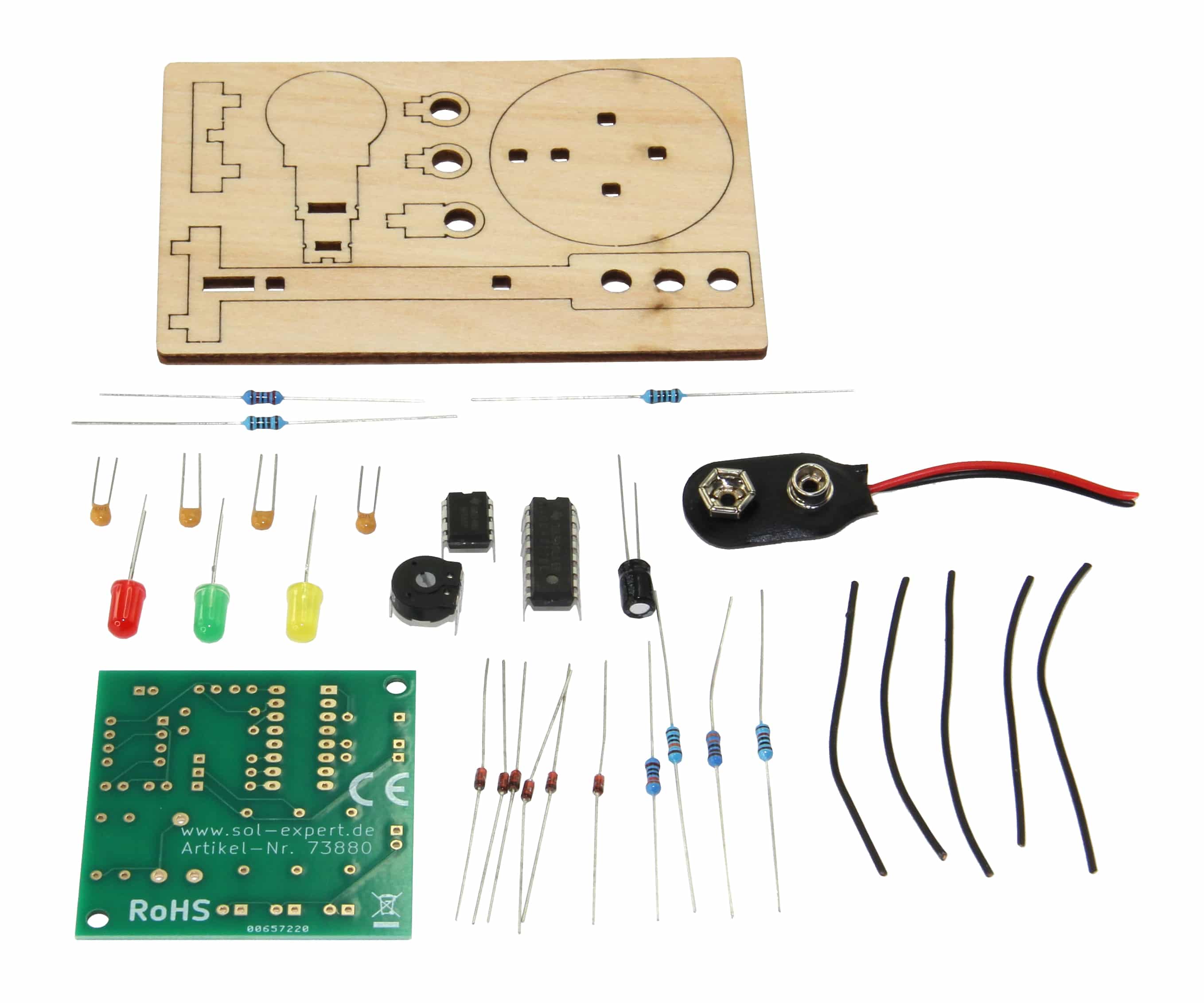 SOL-EXPERT Elektronische Ampel, Lötbausatz