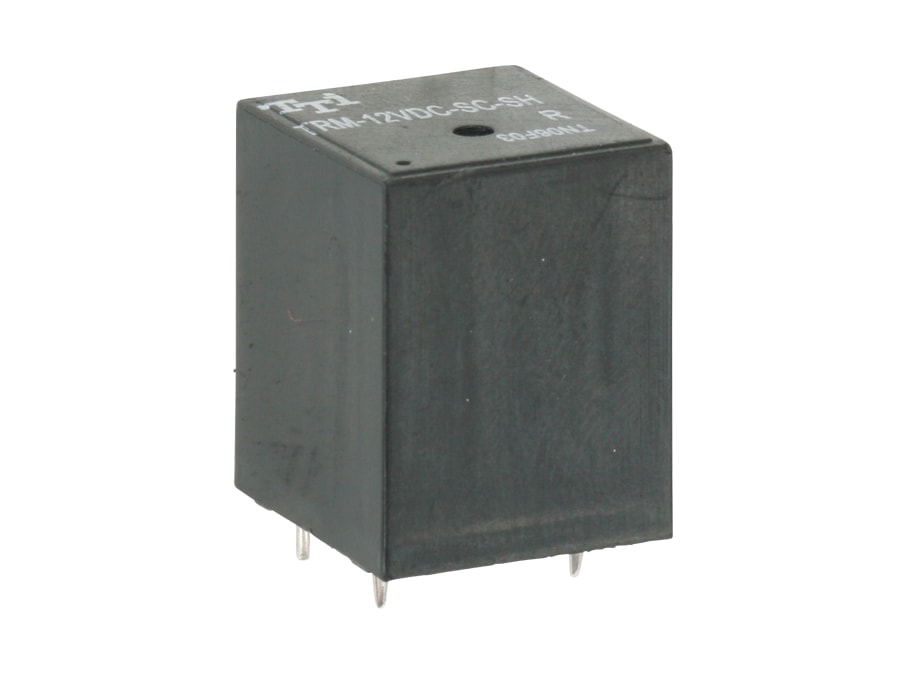 KFZ-Relais TTI TRM-12VDC-SC-RH-R, 12 V-, 2 Schließer