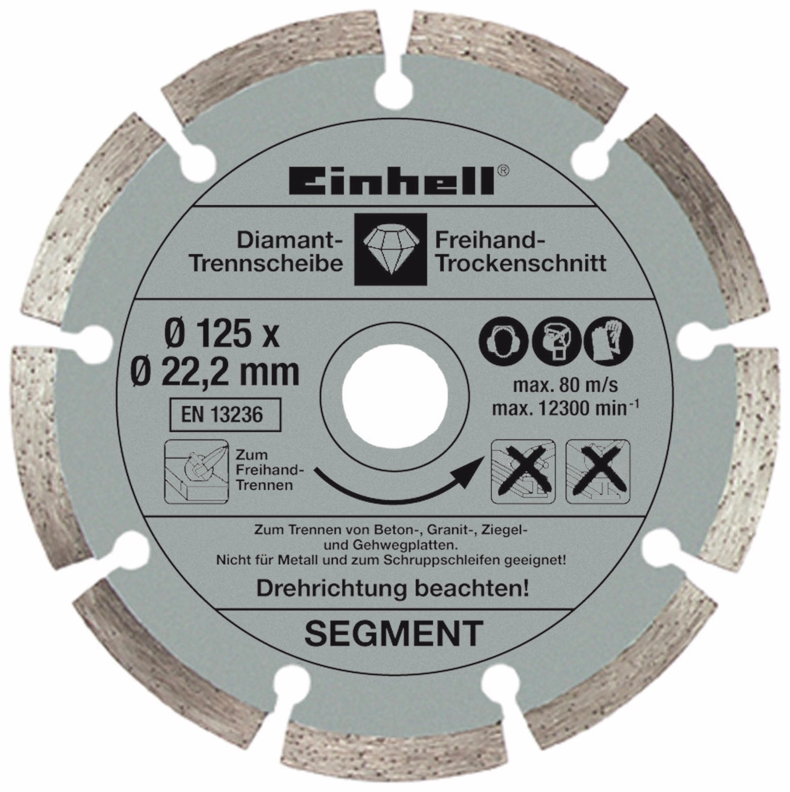 EINHELL Winkelschleifer TE-AG 125/750 Kit, 750W, 125 mm EINHELL Winkelschleifer TE-AG 125/750 Kit, 750W, 125 mm