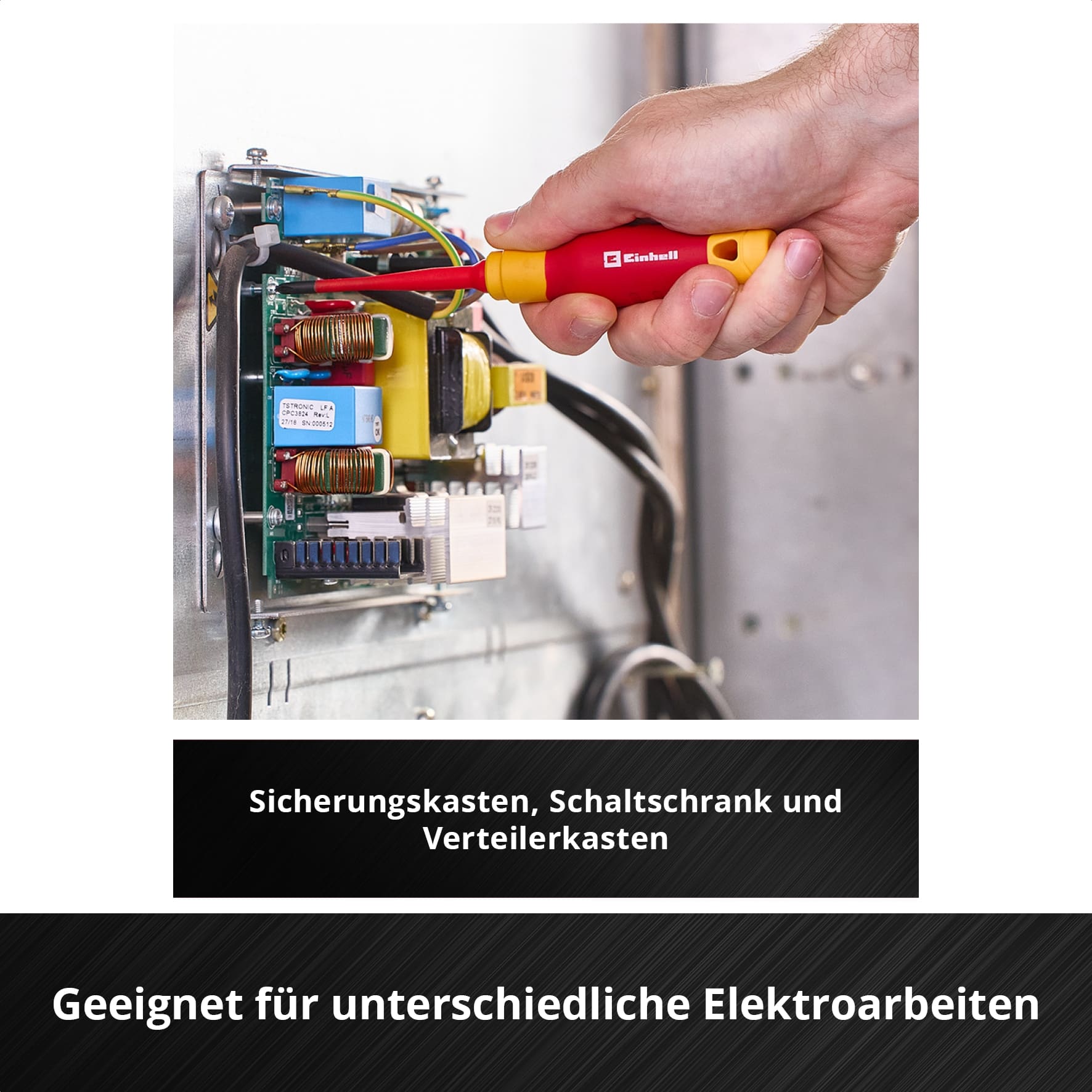 EINHELL Elektriker-Schraubendreher-Set VDE, 370541, 5-teilig