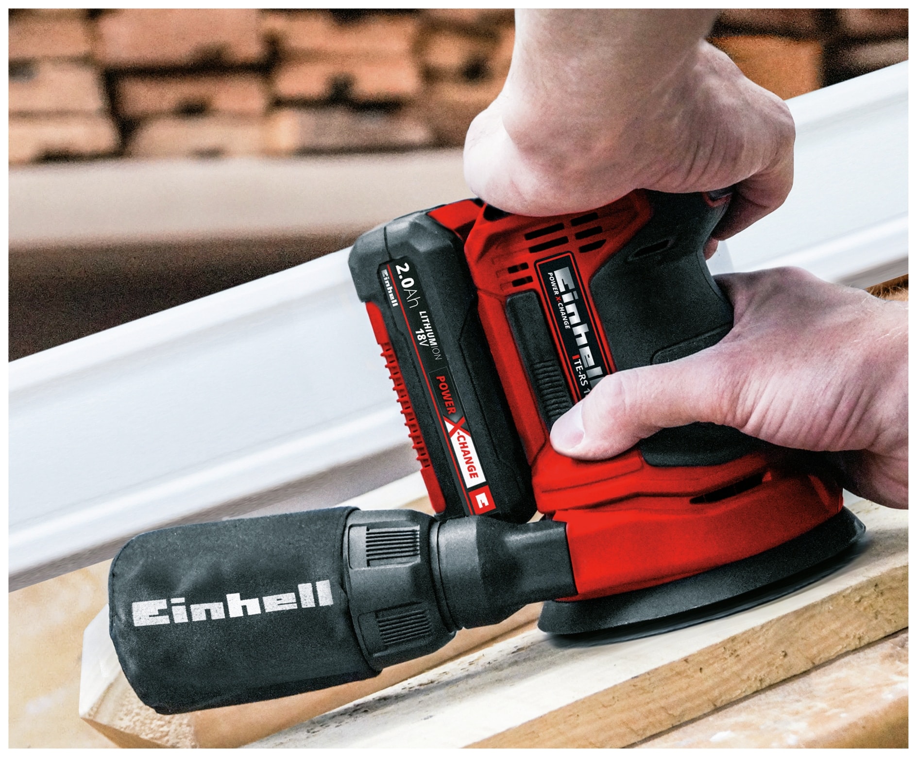 EINHELL Akku-Exzenterschleifer TE-RS 18 Li Kit (1x 4,0 Ah) EINHELL Akku-Exzenterschleifer TE-RS 18 Li Kit (1x 4,0 Ah)