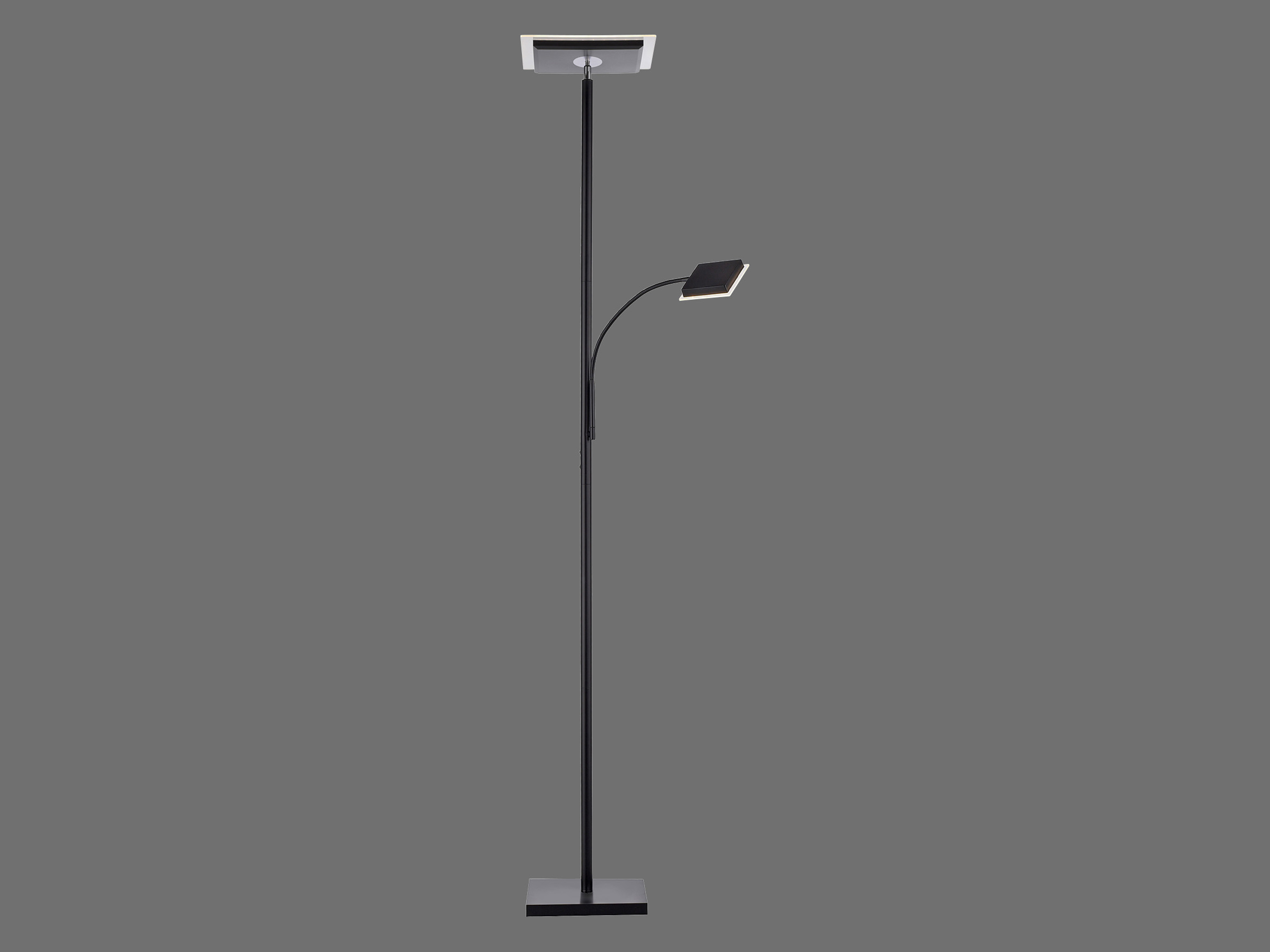 JUST LIGHT LED-Stehleuchte 11710-18 schwarz, 26 W, 2900 lm, 3000 K