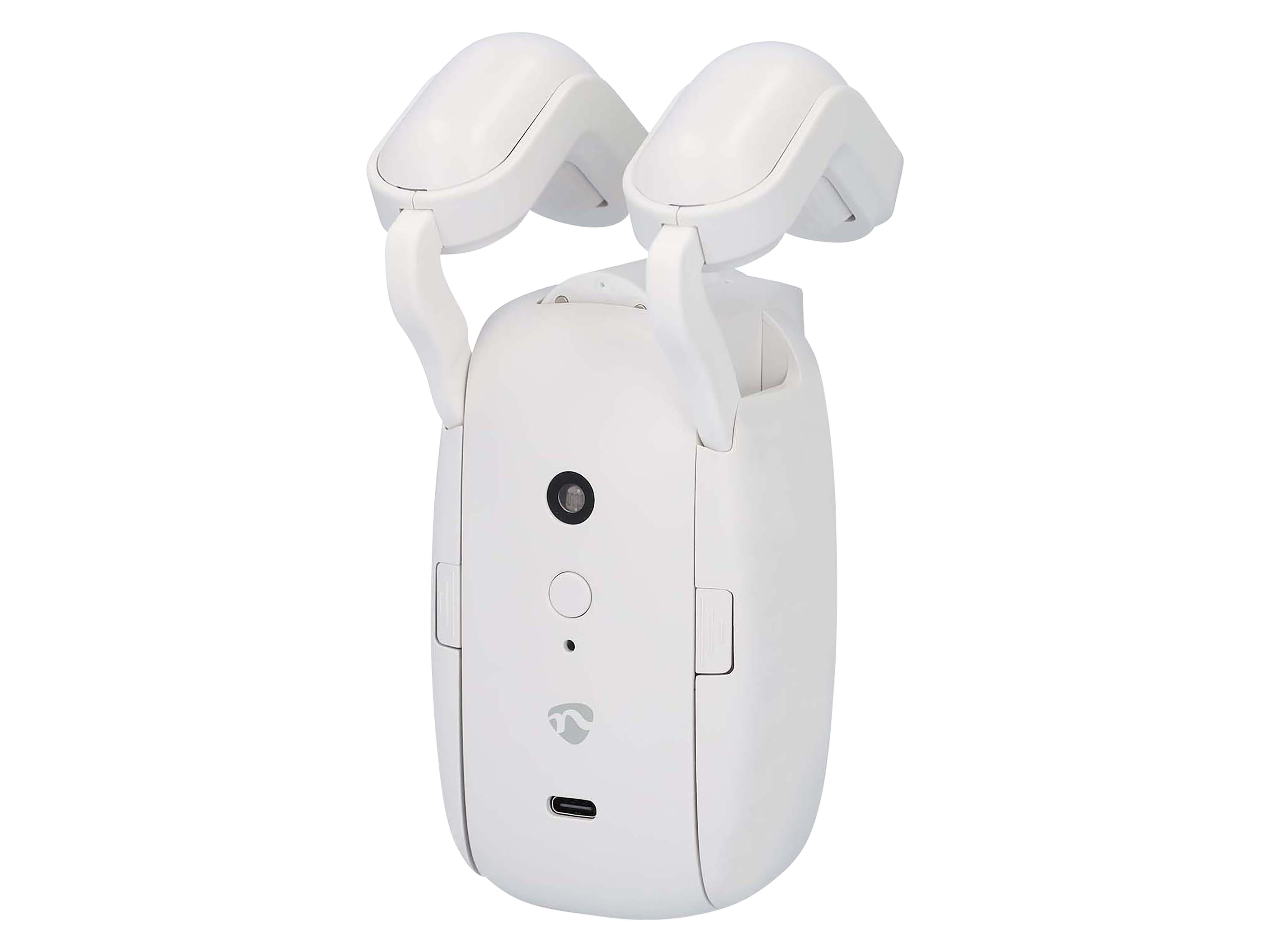 NEDIS Vorhangroboter SmartLife, USB-/Batteriebetrieben, Stangenschiene, weiß