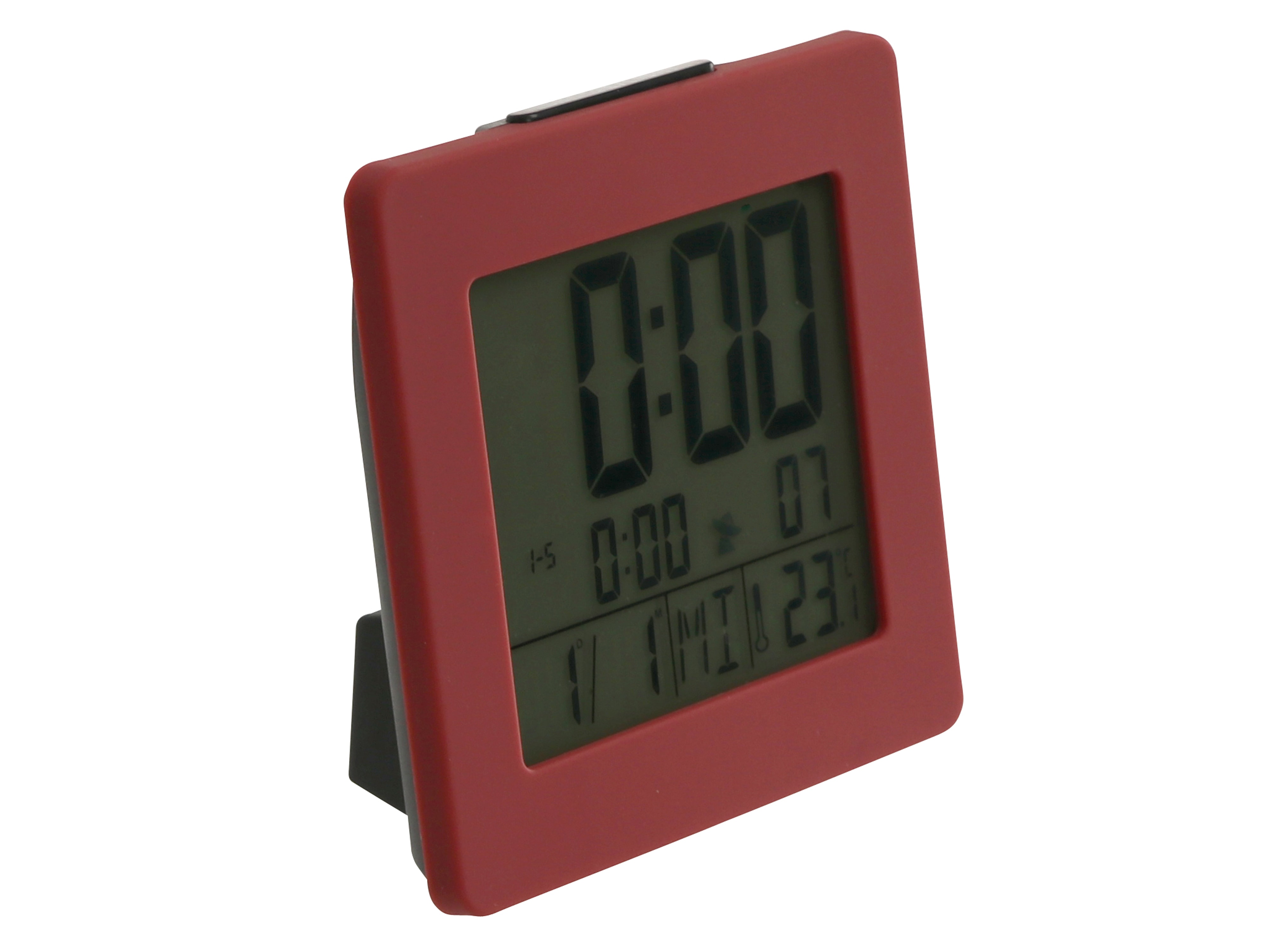 Funkwecker, digital, 51140/05, rot, B-Ware Funkwecker, digital, 51140/05, rot, B-Ware