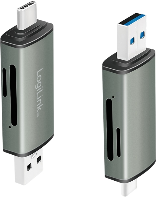 LOGILINK USB 3.2 Gen Kartenleser CR0043, Alugehäuse