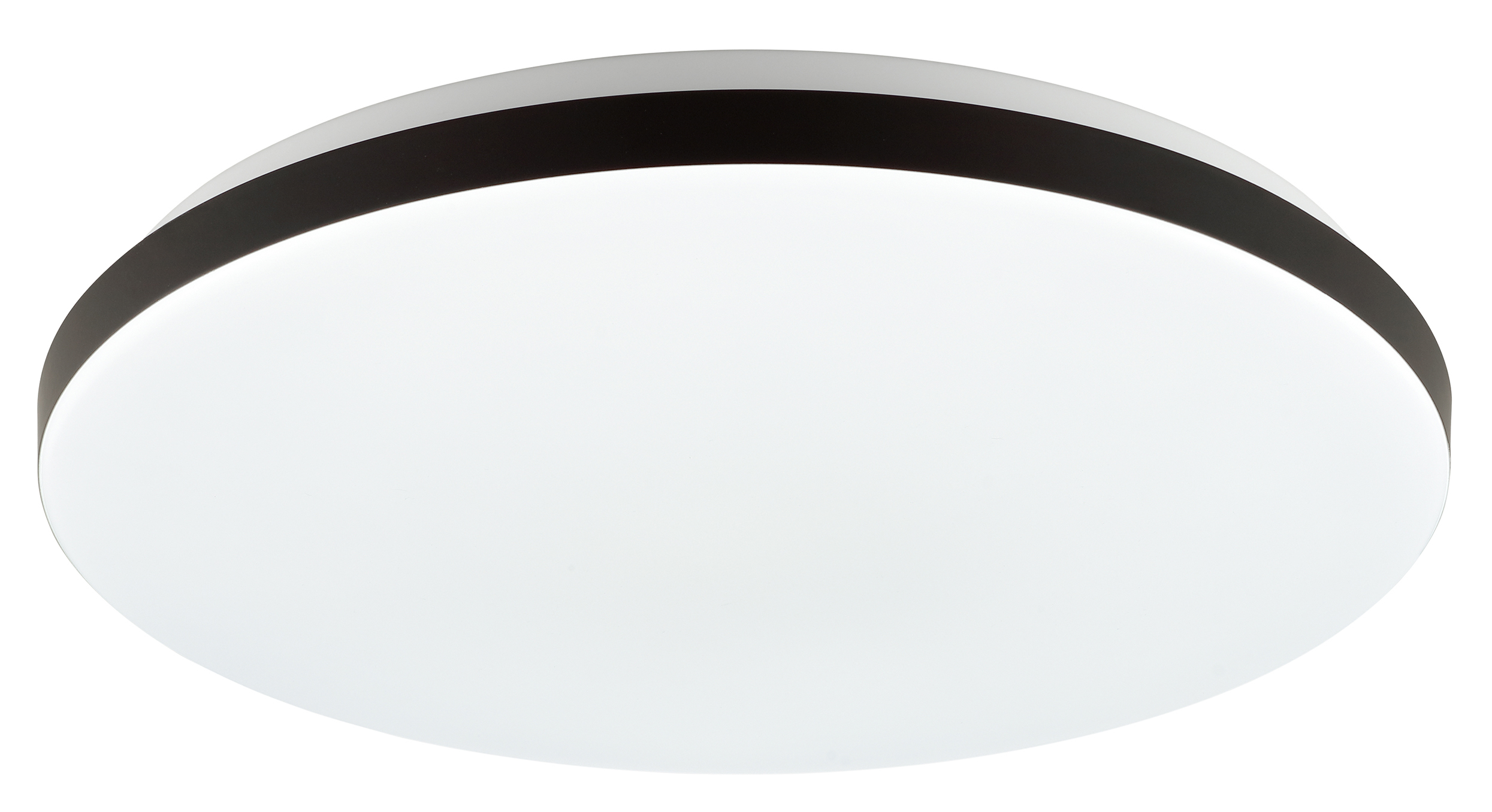 LED-Deckenleuchte BRILLIANT, Ø 39 cm, 20W, CCT, 2400lm, IP20, IC-RGB, mit Fernbedienung, weiß/schwarz