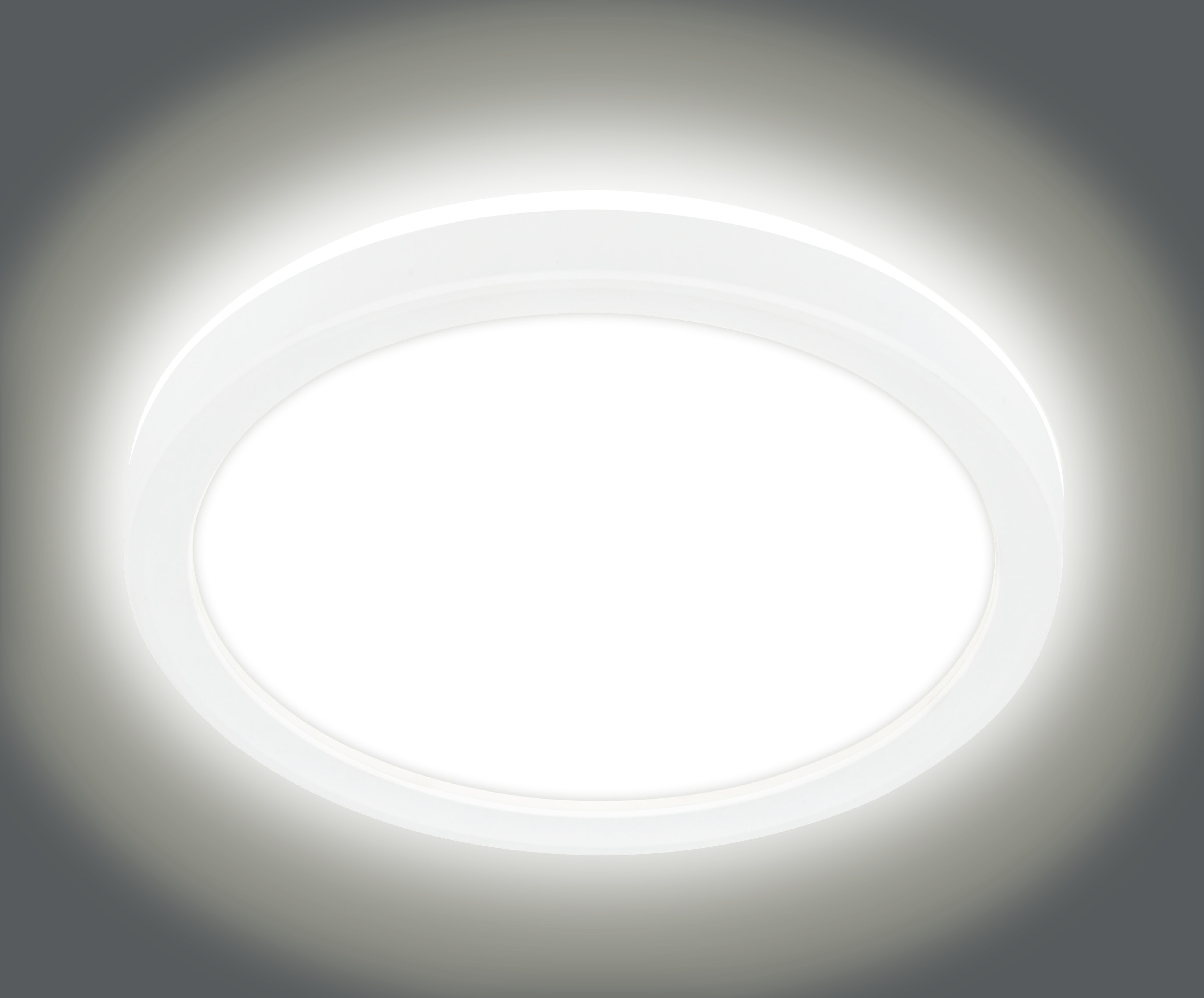 BLULAXA LED-Deckenleuchte, 12W, 4000K, 3000K, 1200lm, warmweiß, IP20, weiß