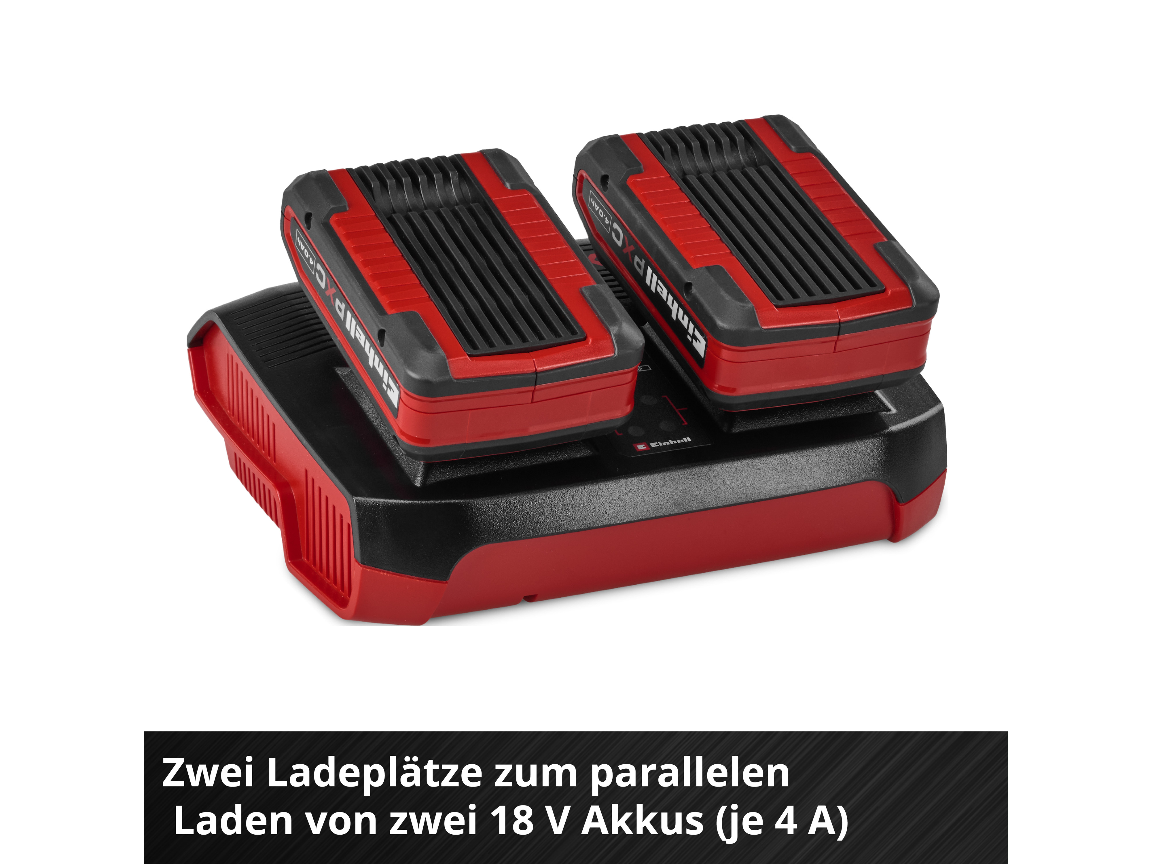 EINHELL PXC-Ladegerät Power X-Twincharger 4 A, 4512161