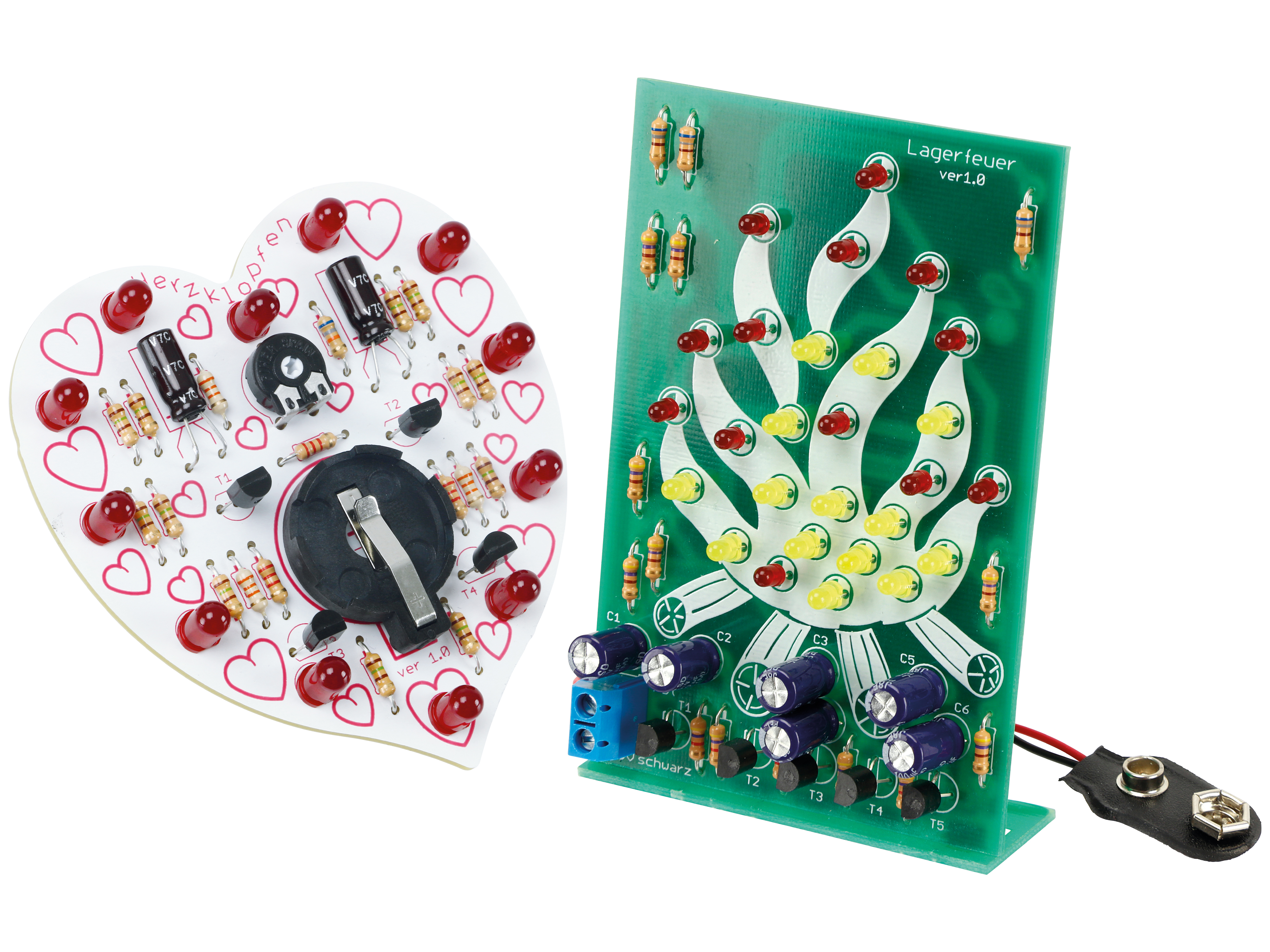 Bausatz-Bundle, Herz & Flamme