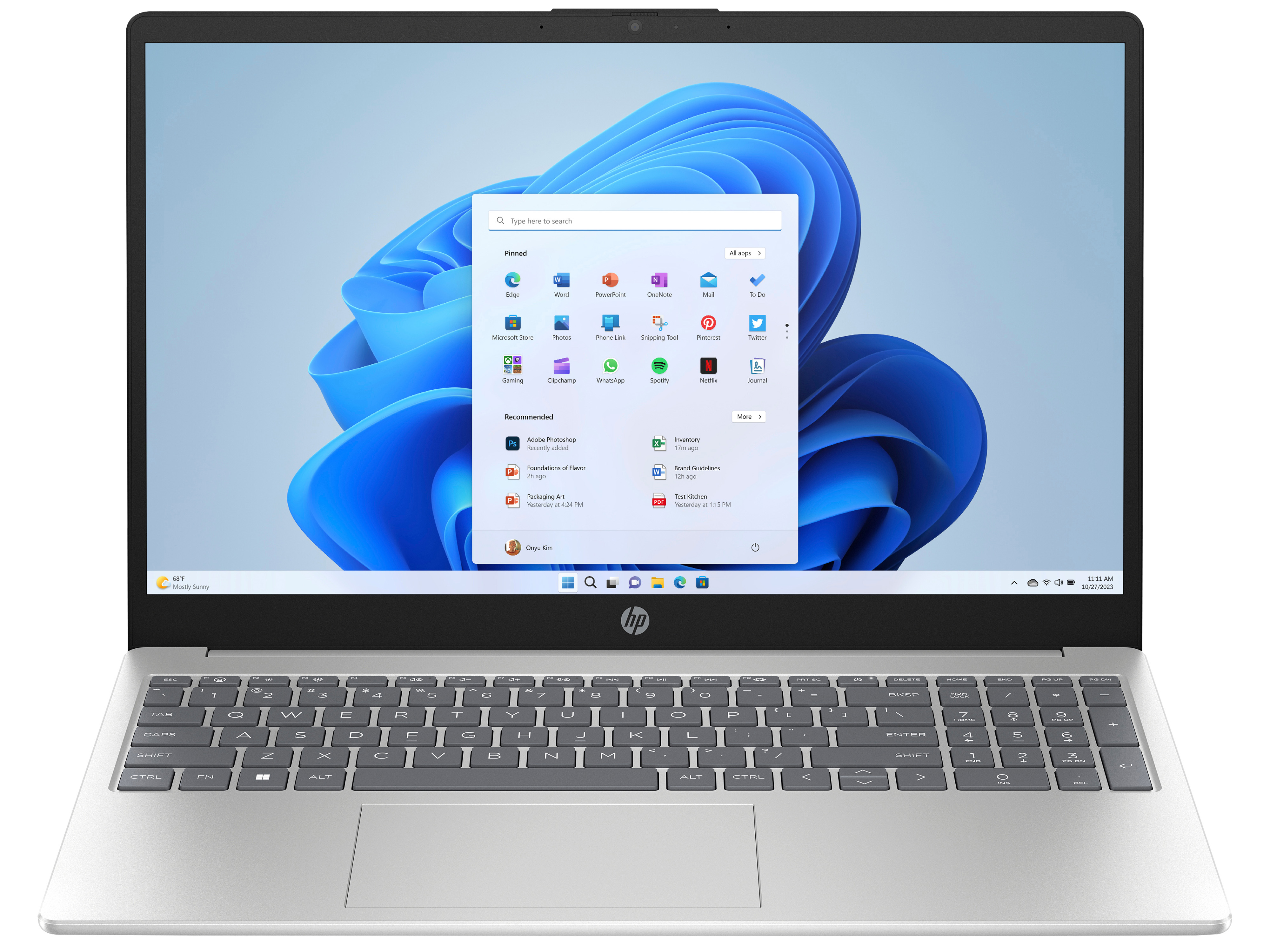 HP Notebook 15-fd0511ng, 39,6cm (15,6"), FullHD, Intel® N N100 / Verpackung beschädigt