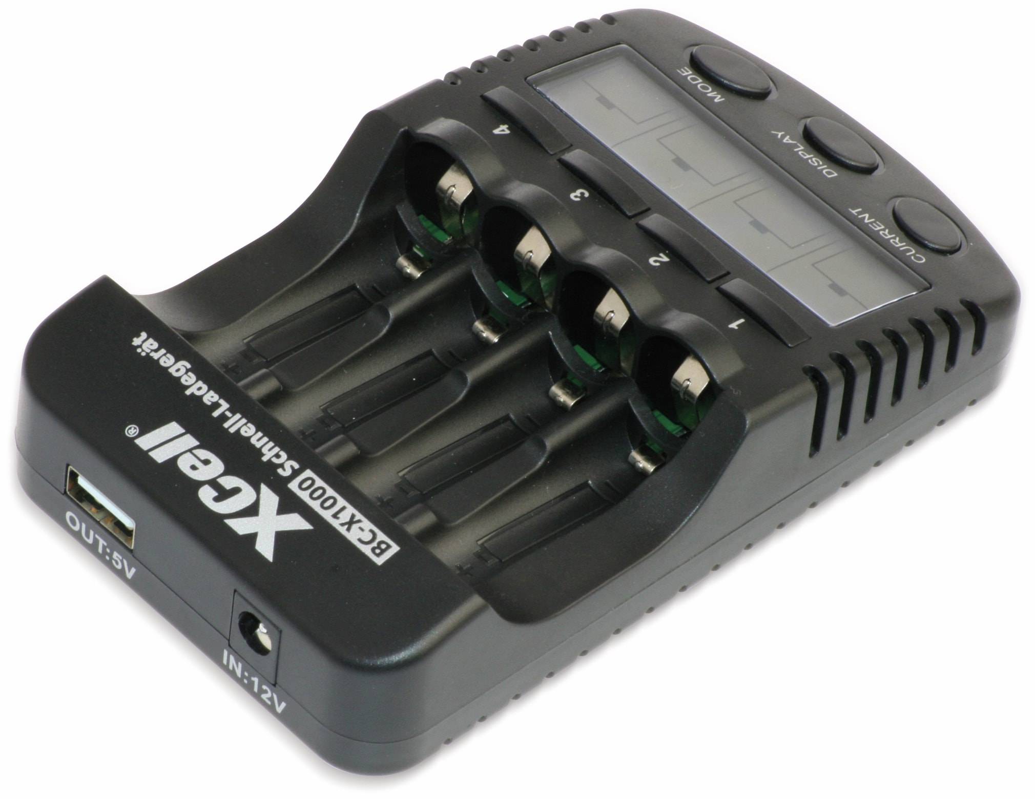 XCELL Ladegerät BC-X1000, mit LCD-Display