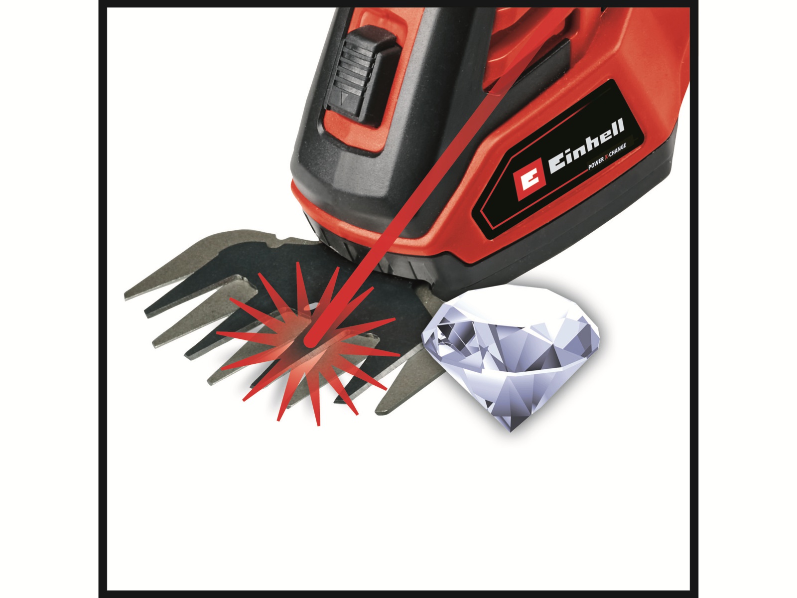 EINHELL Akku-Gras- und Strauchschere GE-CG 18/100 Li T + Starterset EINHELL Akku-Gras- und Strauchschere GE-CG 18/100 Li T + Starterset