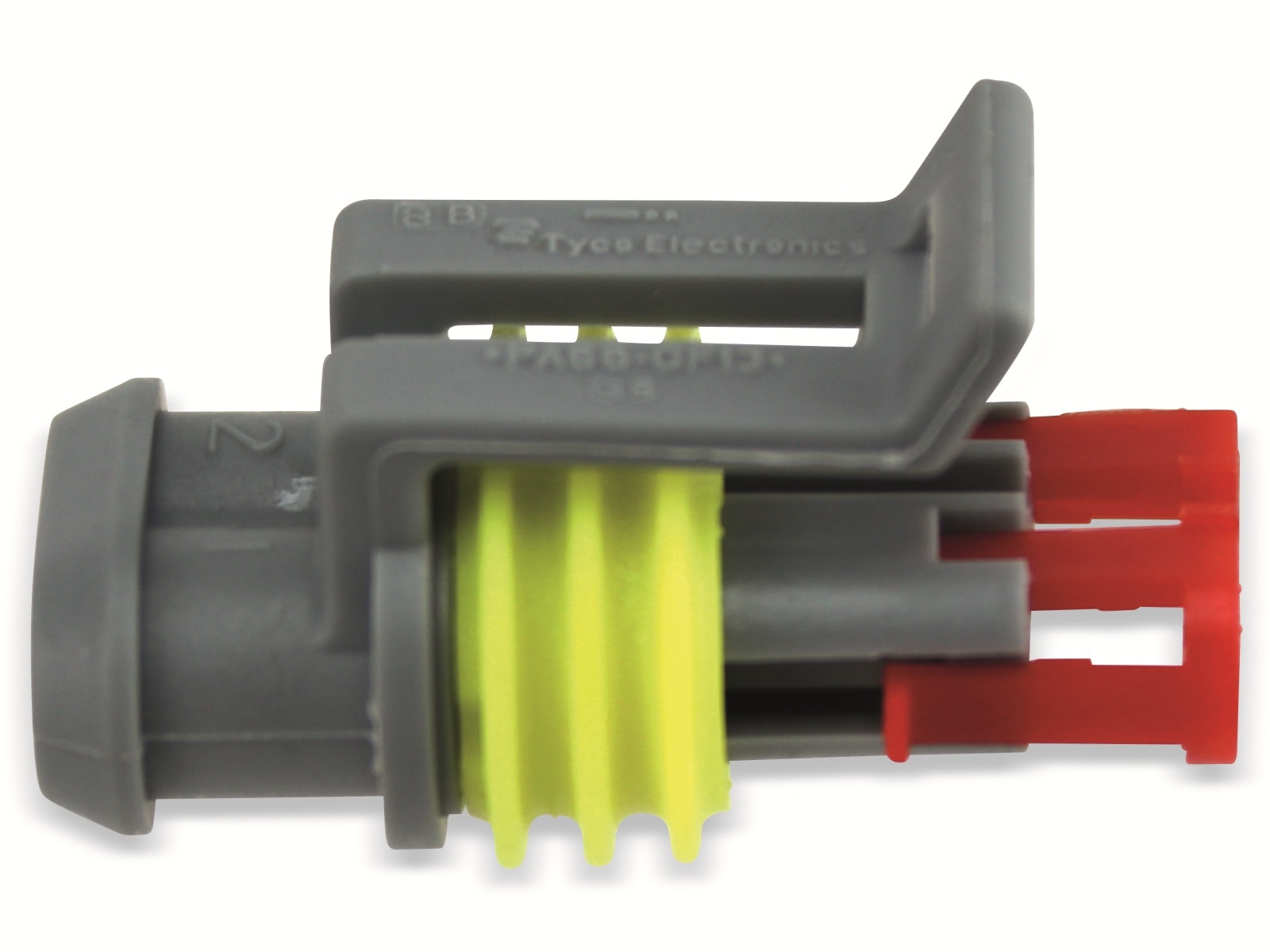 TE CONNECTIVITY Buchsengehäuse-Kabel, 282080-2, AMP-Superseal 1.5mm Series, Stecker, gerade TE CONNECTIVITY Buchsengehäuse-Kabel, 282080-2, AMP-Superseal 1.5mm Series, Stecker, gerade