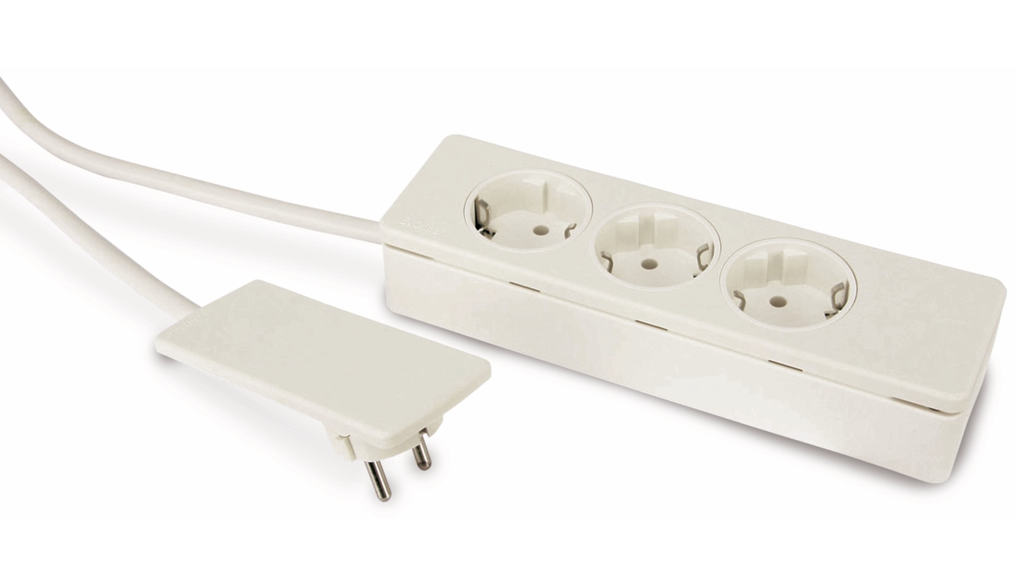 EVOLINE PLUG mit 3-fach Steckdosenleiste, weiß EVOLINE PLUG mit 3-fach Steckdosenleiste, weiß