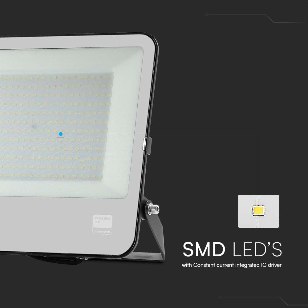 V-TAC LED-Fluter, VT-44201, EEK: D, 200 W, 27000 lm, 4000 K, IP65