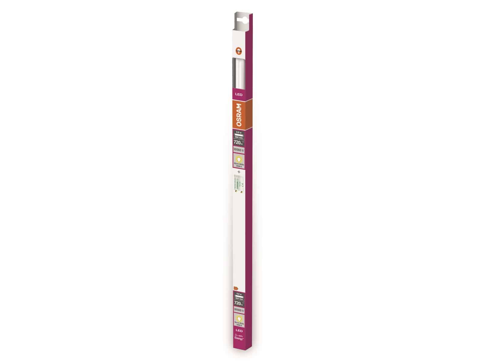OSRAM LED-Röhre, ST8SP, 600mm, G13, EEK: F, 6,6W, 720lm, 3000K, 8 Stück OSRAM LED-Röhre, ST8SP, 600mm, G13, EEK: F, 6,6W, 720lm, 3000K, 8 Stück