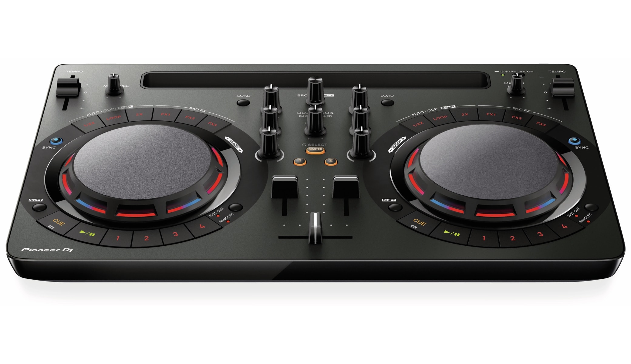 Pioneer DJ DJ Controller DDJ-WeGO4-K, schwarz