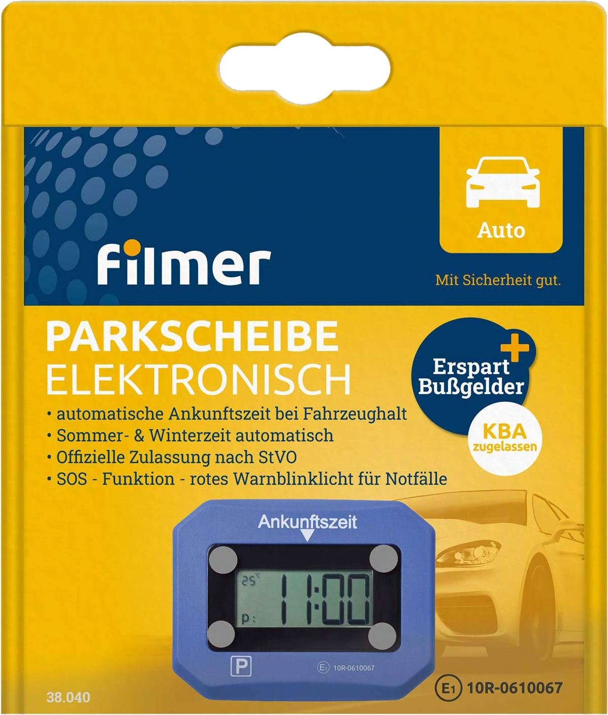 FILMER Elektronische Parkscheibe, 38040