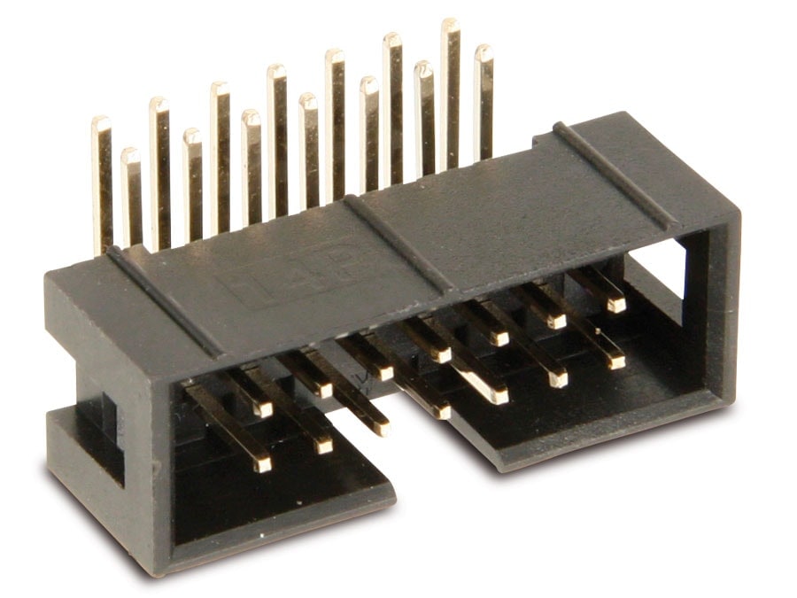 CONNFLY ELECTRONIC Wannenstecker, abgewinkelt, 14-polig CONNFLY ELECTRONIC Wannenstecker, abgewinkelt, 14-polig