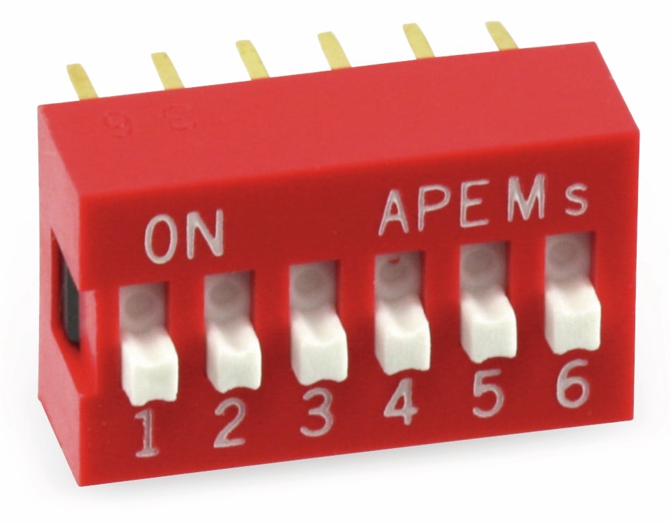 APEM DIP-Schalter DS-06, 6-polig