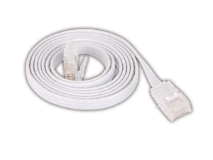 S-IMPULS CAT.6 Patchkabel, slim, 0,25 m, weiß