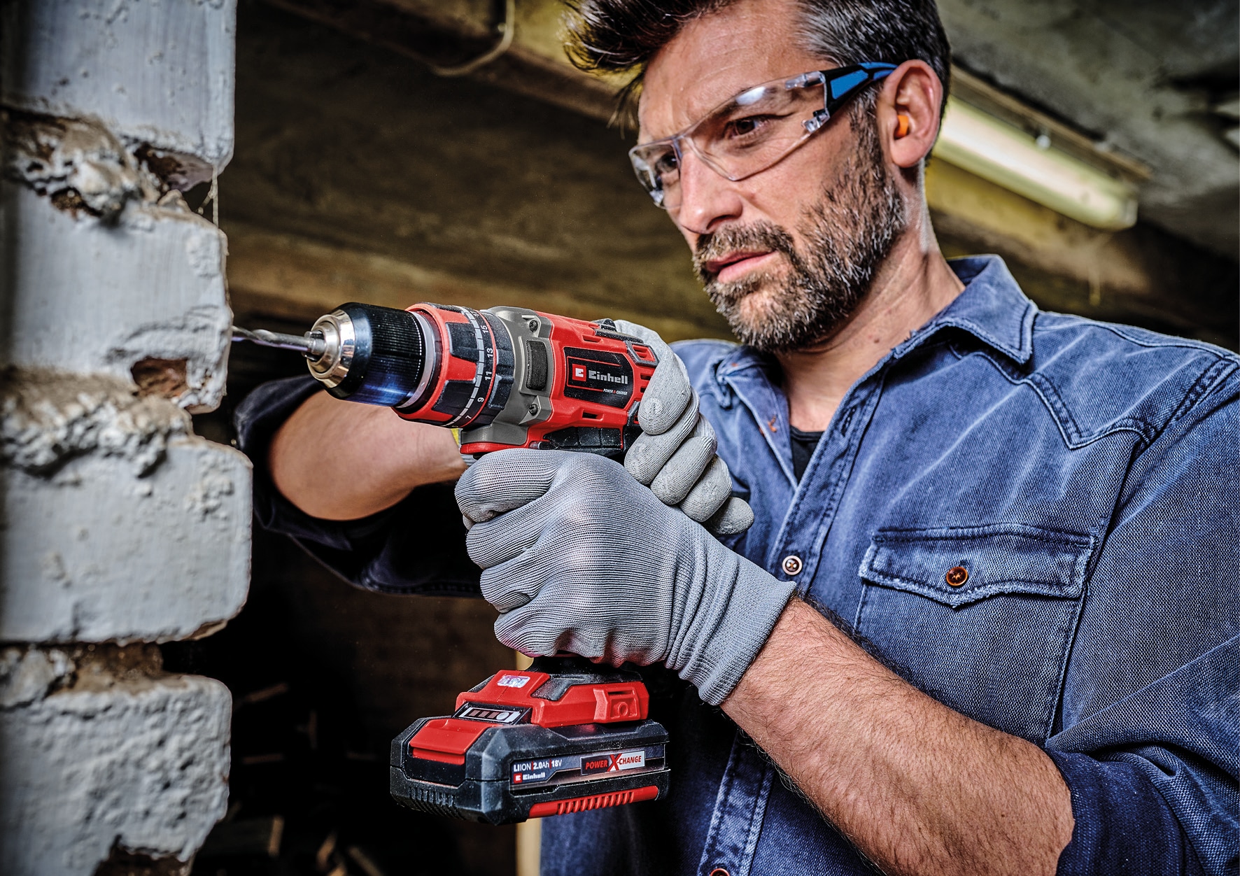 EINHELL PROFESSIONAL Akku-Schlagbohrschrauber TP-CD 18/50 Li-i BL (2x2,0 Ah) EINHELL PROFESSIONAL Akku-Schlagbohrschrauber TP-CD 18/50 Li-i BL (2x2,0 Ah)
