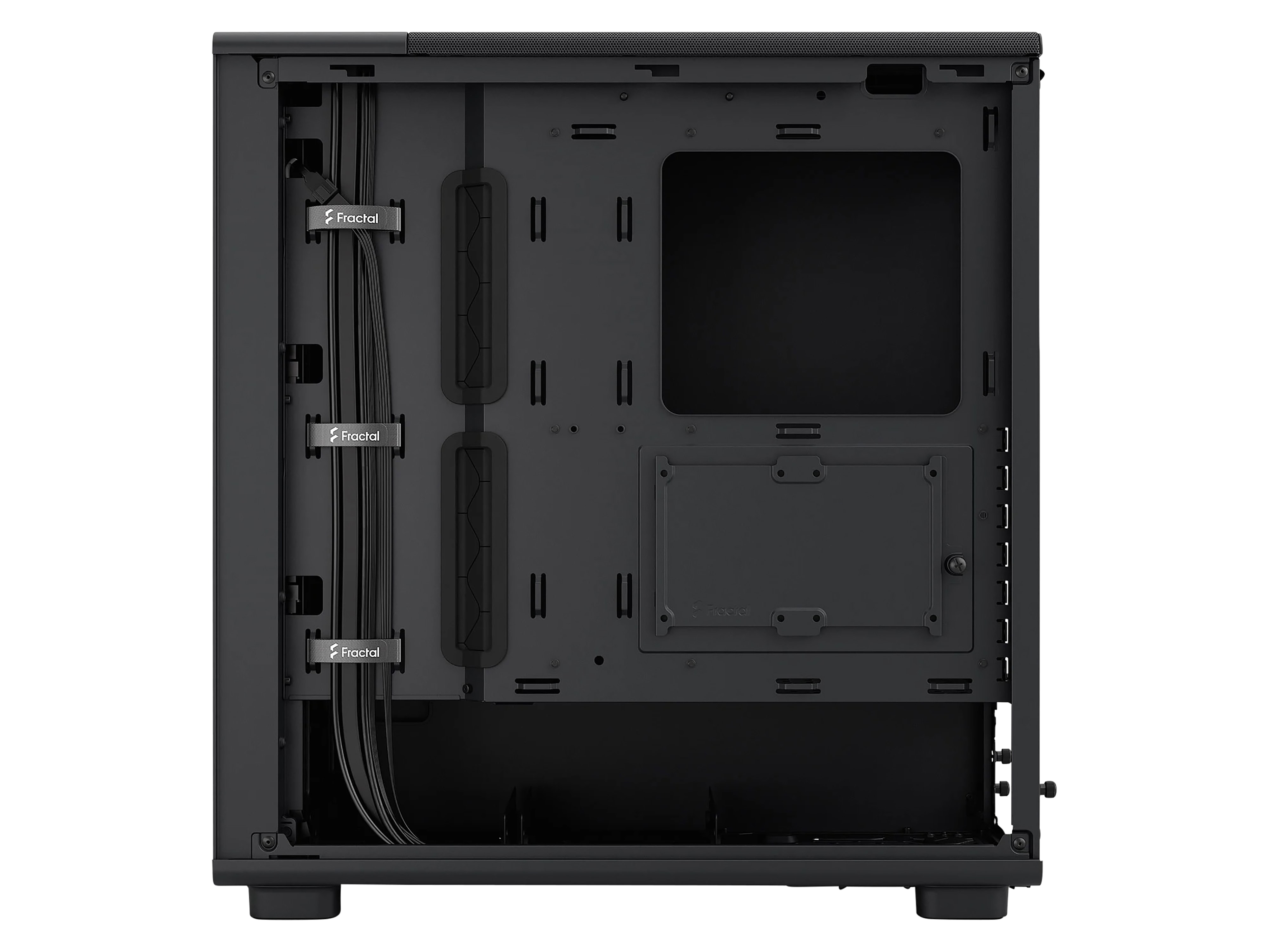FRACTAL Midi Tower Design Epoch Black Solid