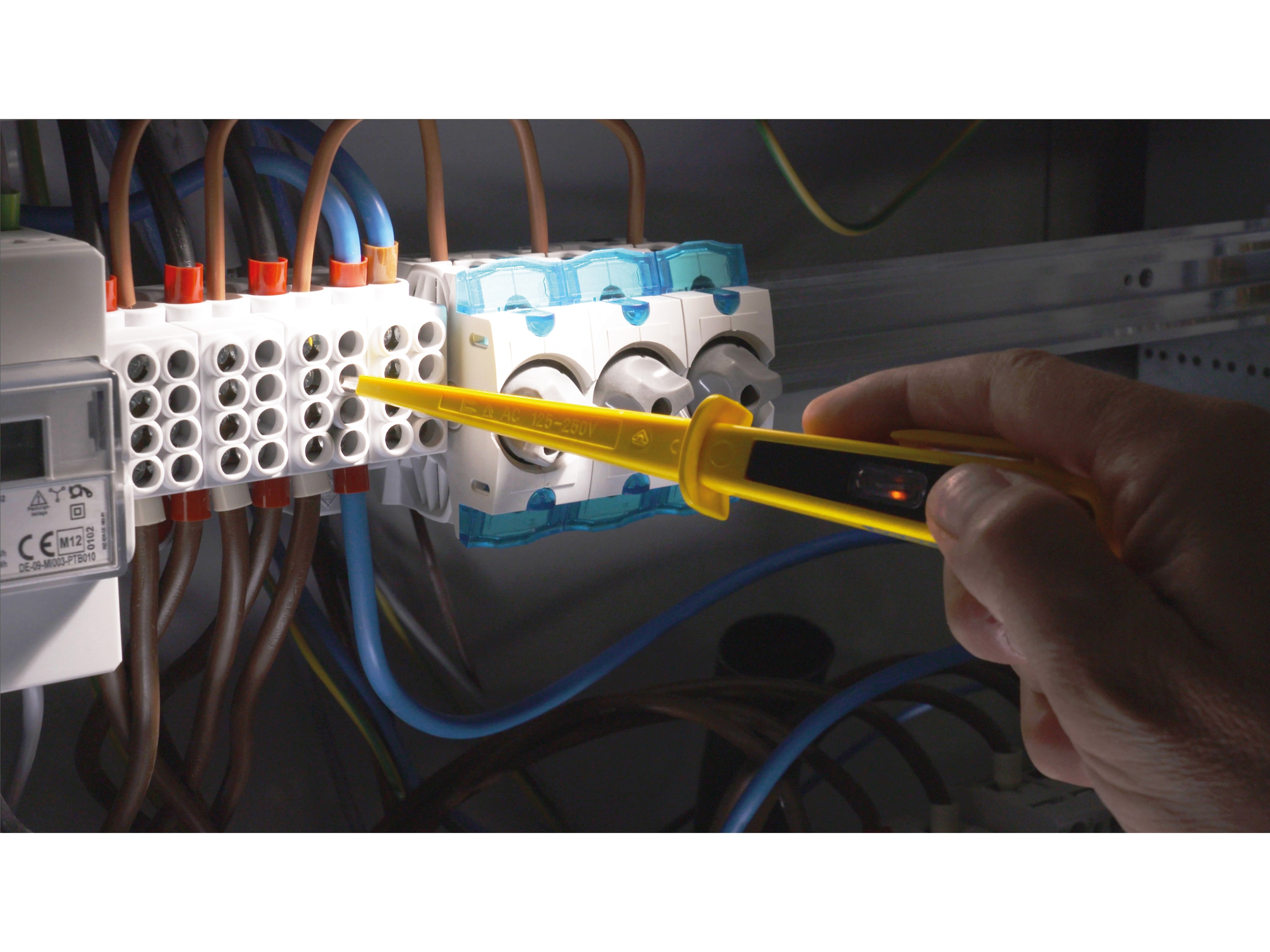 PANCONTROL Spannungsprüfer PAN PSD150, gelb, IP54 PANCONTROL Spannungsprüfer PAN PSD150, gelb, IP54