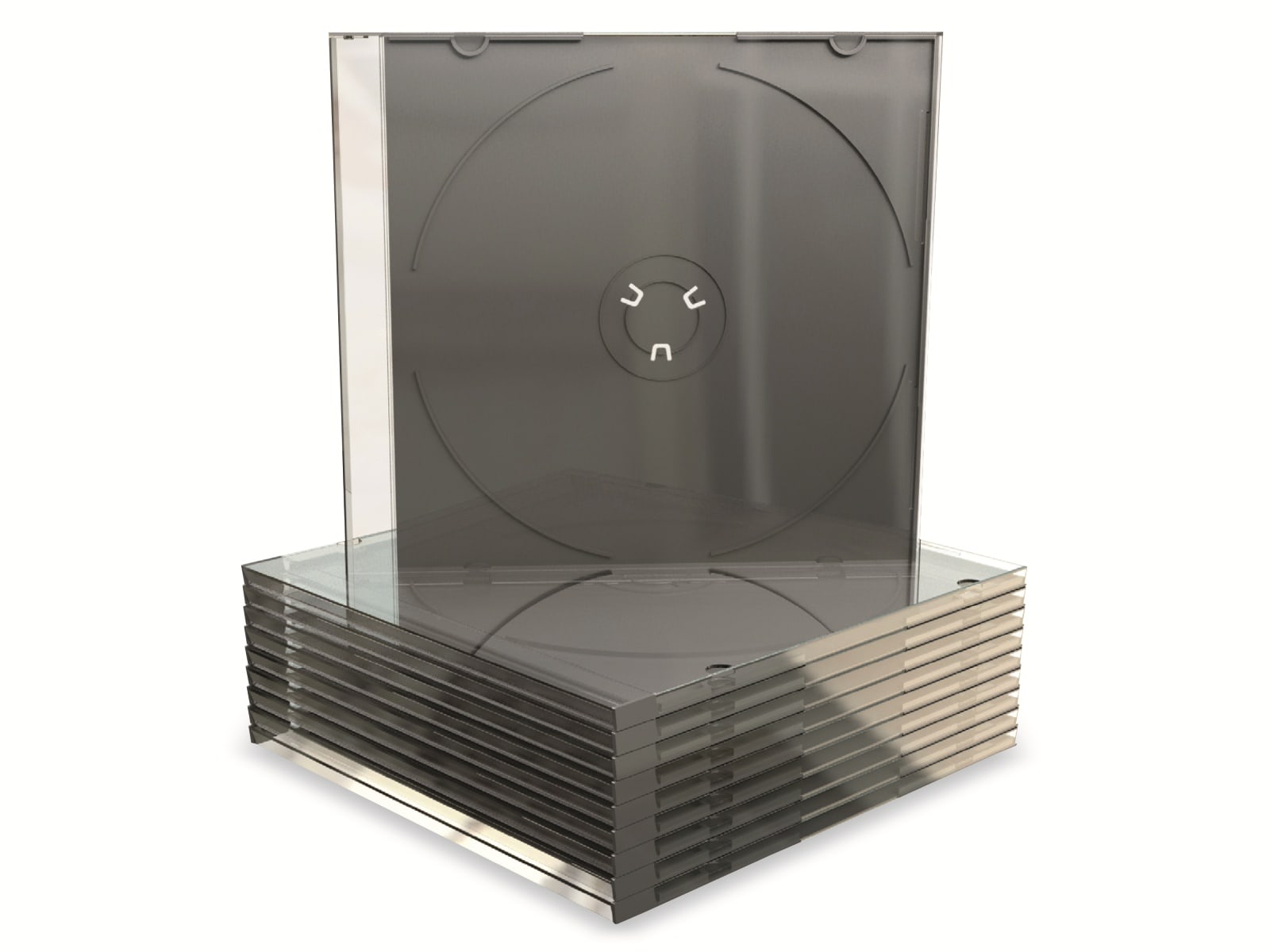 MEDIARANGE CD-Leerhüllen, Slim, 10er Pack, schwarz/transparent MEDIARANGE CD-Leerhüllen, Slim, 10er Pack, schwarz/transparent