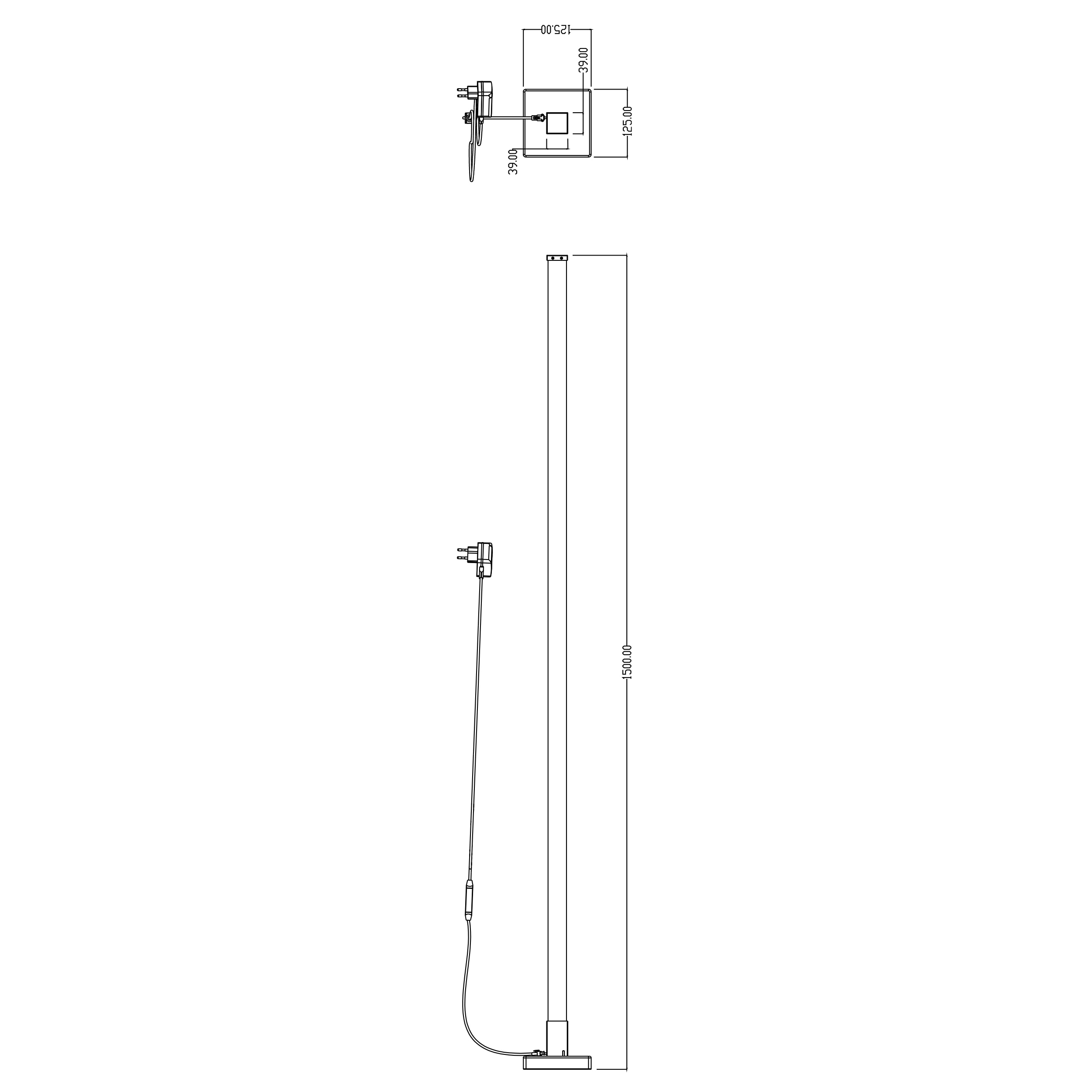 BRILLIANT LED-Stehleuchte Neele, 6,5 W, 125 lm, RGB, dimmbar, weiß