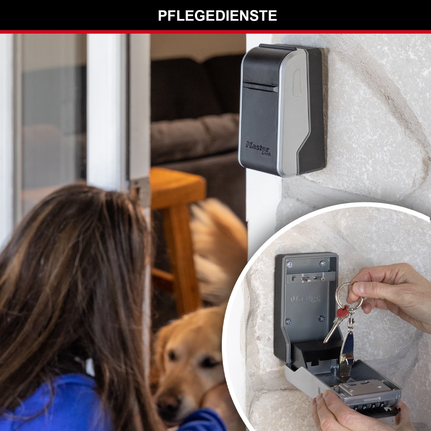 MASTERLOCK Schlüsselkasten 5481EUR, mit Wandmontage MASTERLOCK Schlüsselkasten 5481EUR, mit Wandmontage