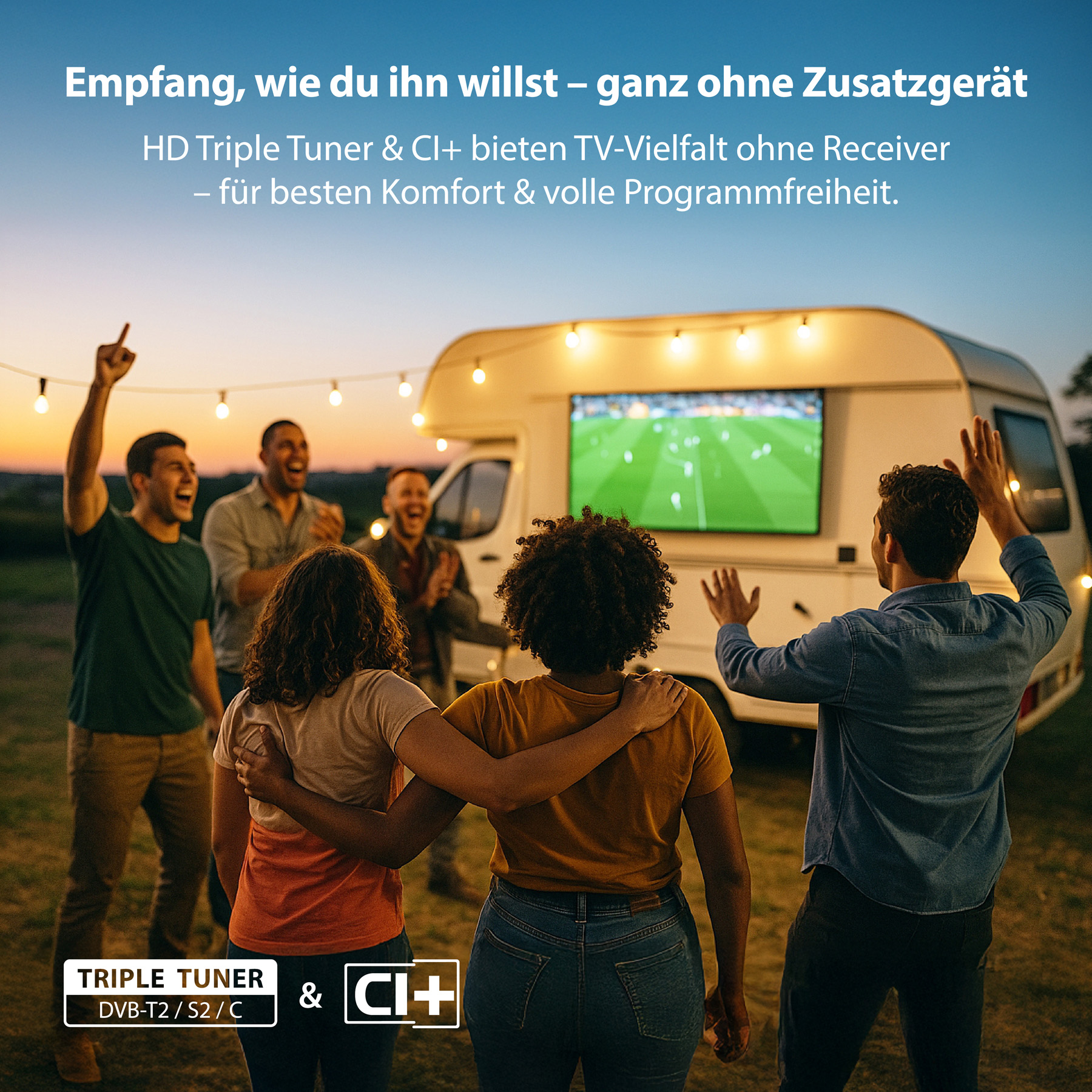 DYON LED-TV Enter 24 Pro-X-V, 24" (60 cm), HD, 12 V Anschlusskabel