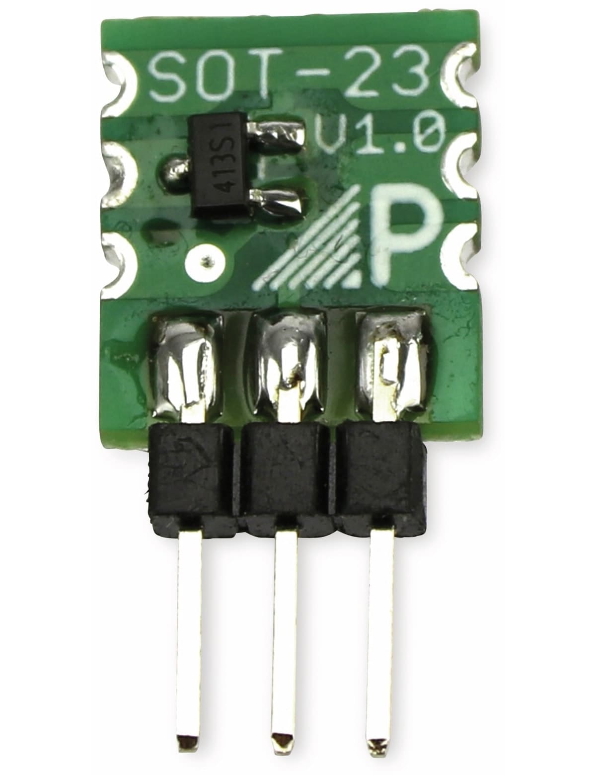 Adapterplatine SOT23, 4-fach, RM2,54 Adapterplatine SOT23, 4-fach, RM2,54