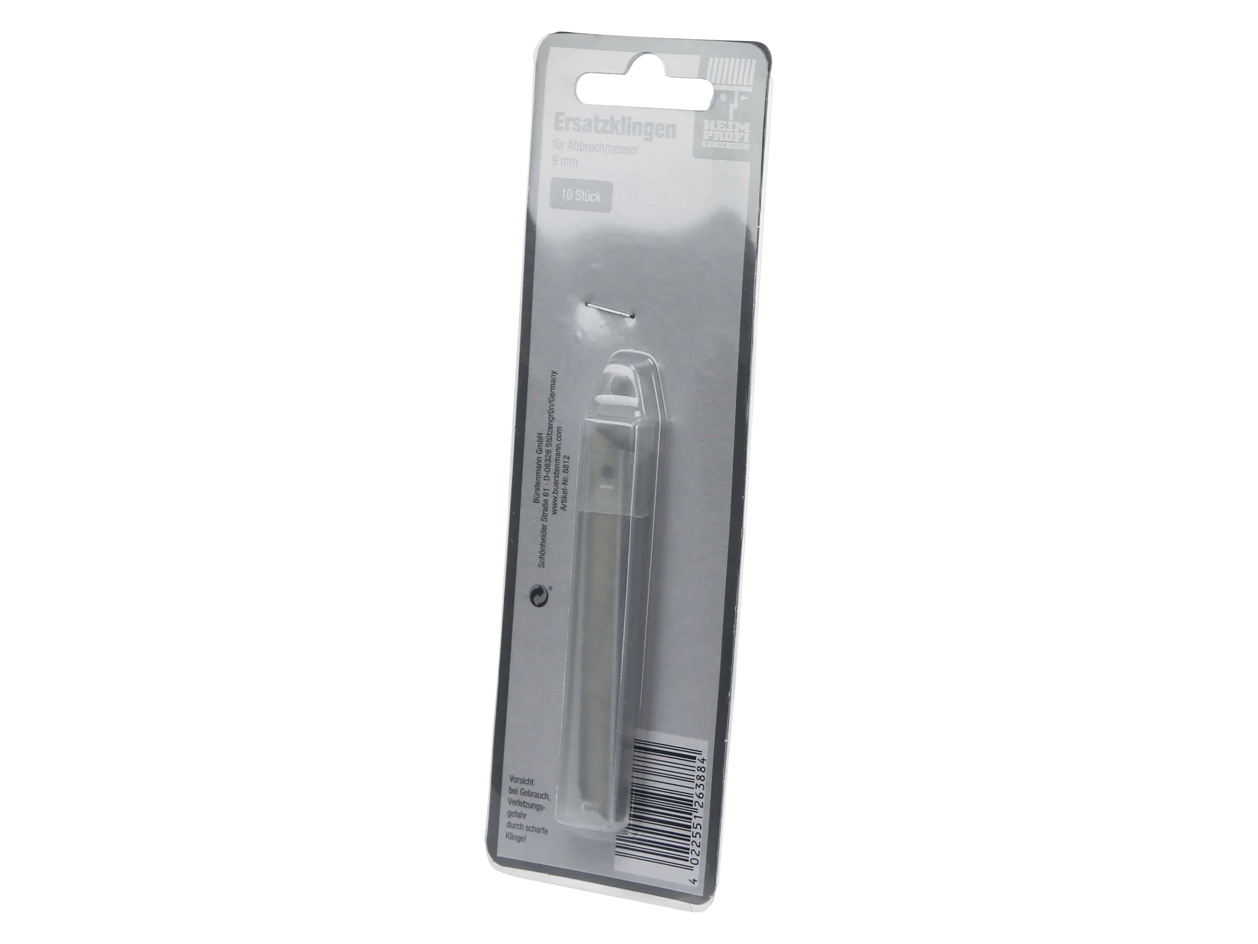 Ersatzklingen, 9 mm, 10 Stück