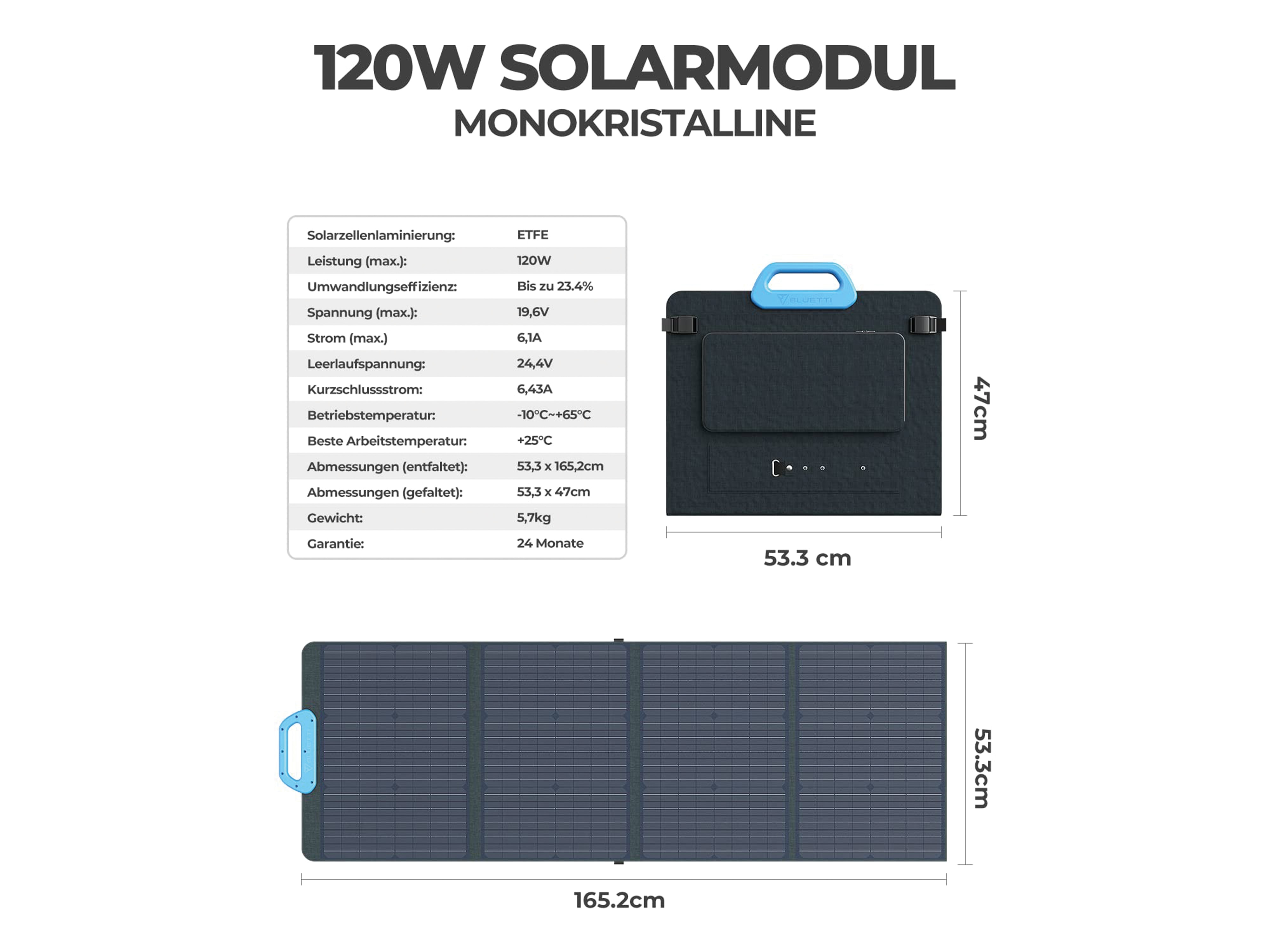BLUETTI Powerstation-Set EB70 + 120 W Solarmodul BLUETTI Powerstation-Set EB70 + 120 W Solarmodul