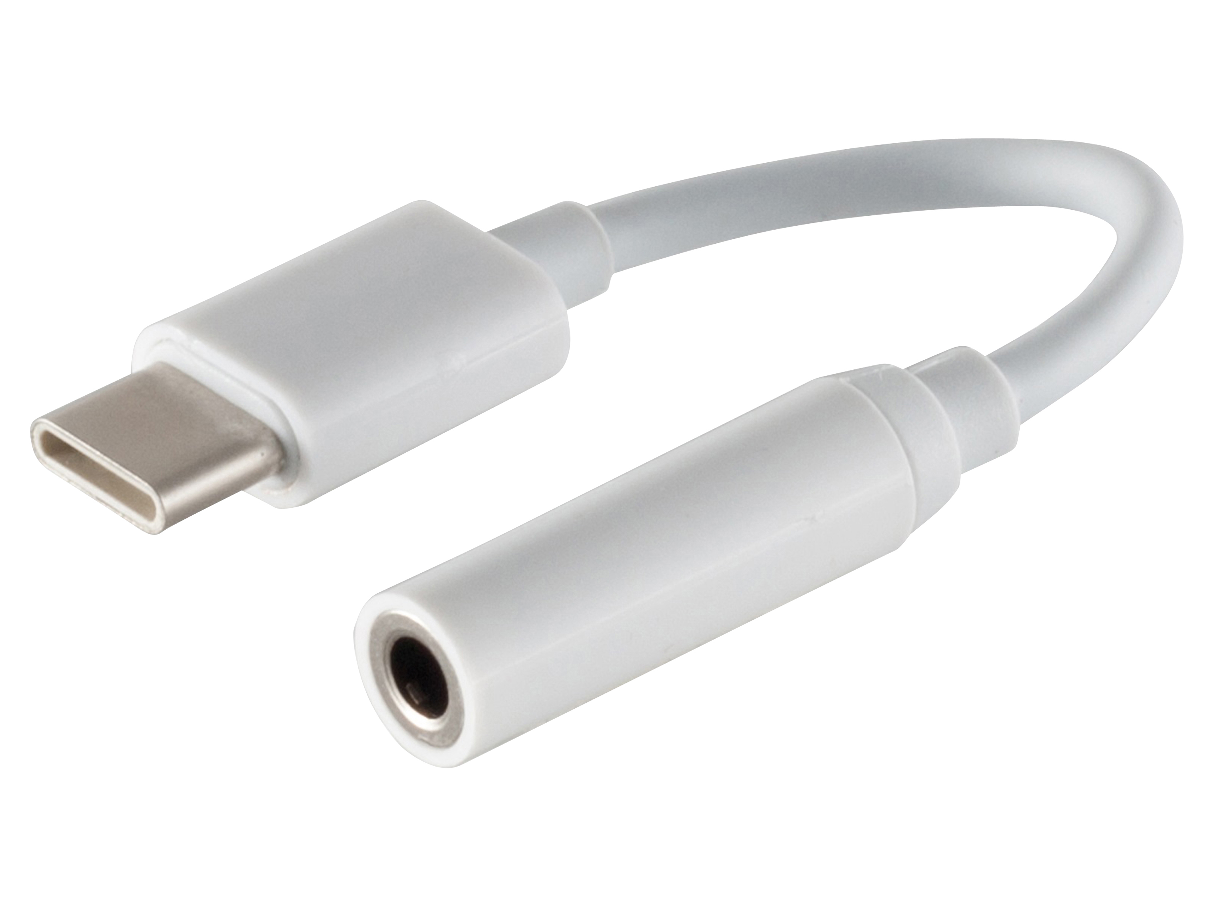 S-IMPULS USB-C Audio Adapter 3,5mm Buchse analog weiß