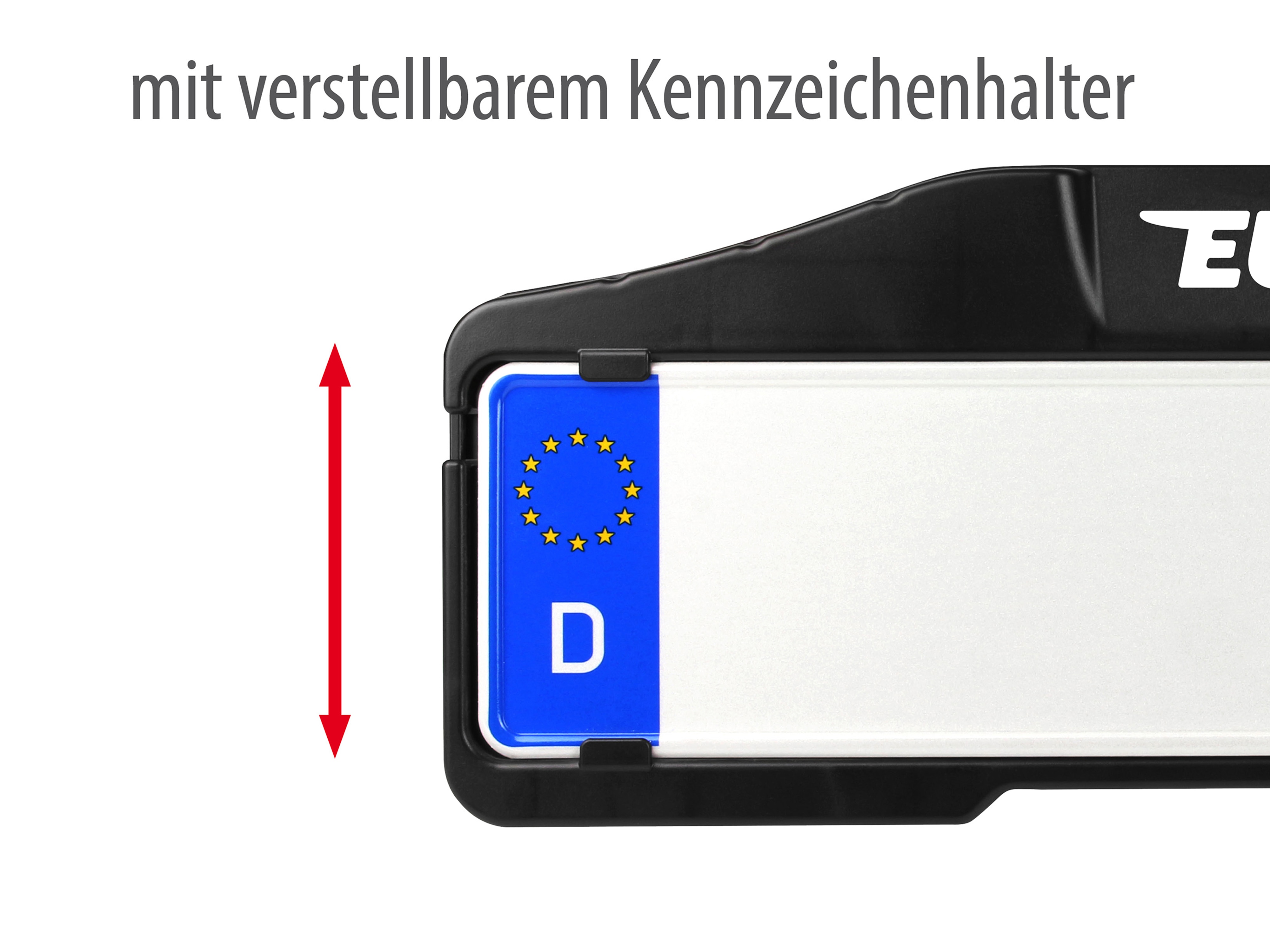 EUFAB Fahrradträger FINCH, 11584, für 2 Fahrräder