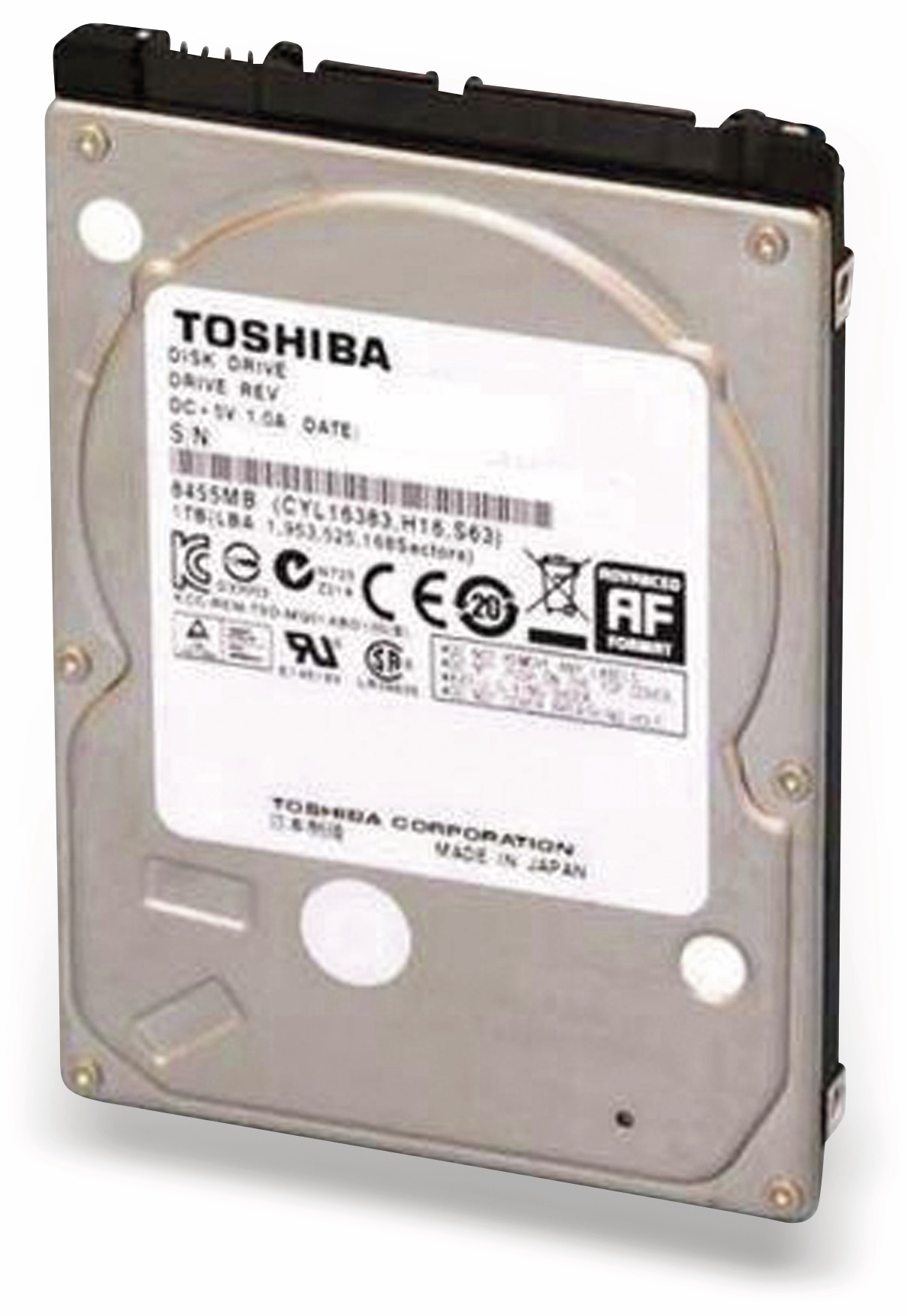 Toshiba SATA-HDD MQ01ABF050, 6,35 cm (2,5"), 500 GB, 5400 U/min