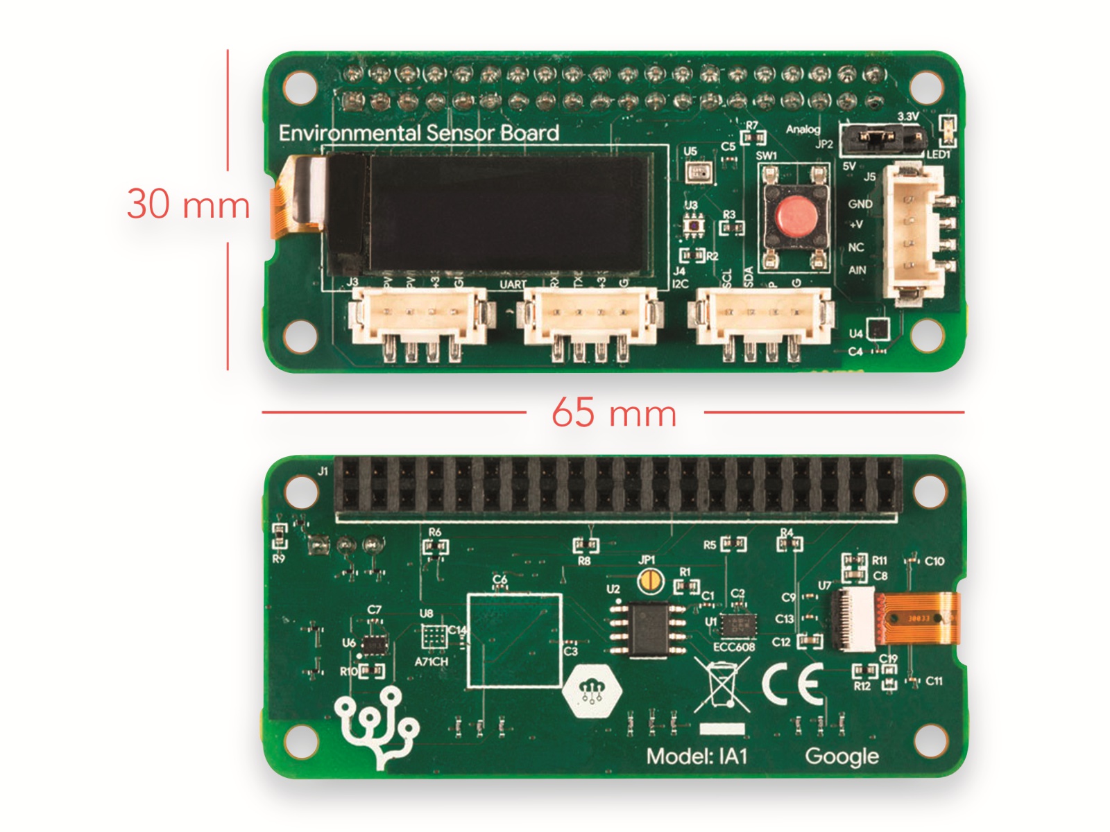 GOOGLE CORAL ENVIRONMENTAL SENSOR BOARD