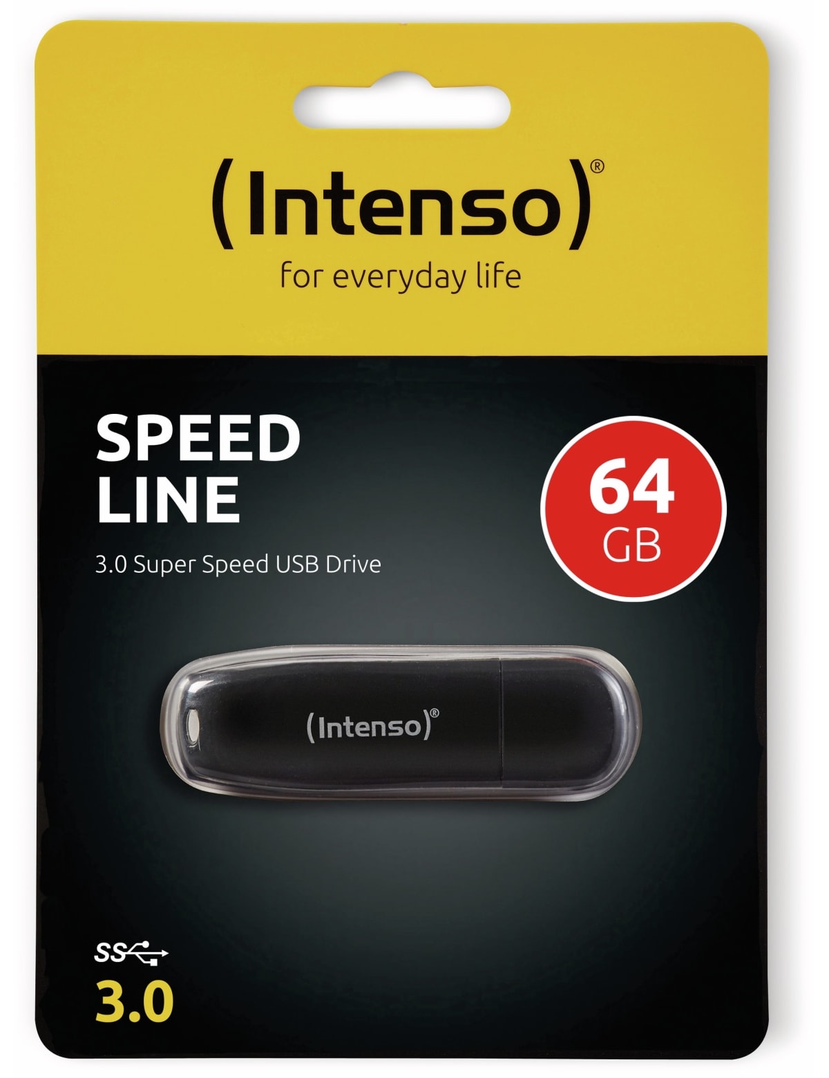 INTENSO USB-Stick Speed Line 353490 USB 3.2 64GB INTENSO USB 3.2 Speicherstick Speed Line, 64 GB